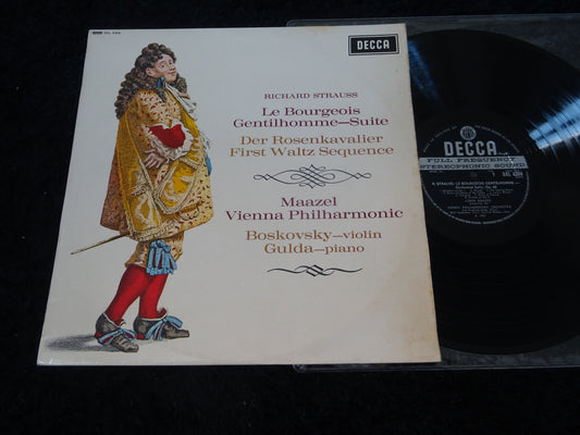 Richard Strauss, Lorin Maazel, Wiener Philharmoniker, Willi Boskovsky, Friedrich Gulda : Le Bourgeois Gentilhomme - Suite / Der Rosenkavalier - First Waltz Sequence (LP,Stereo)