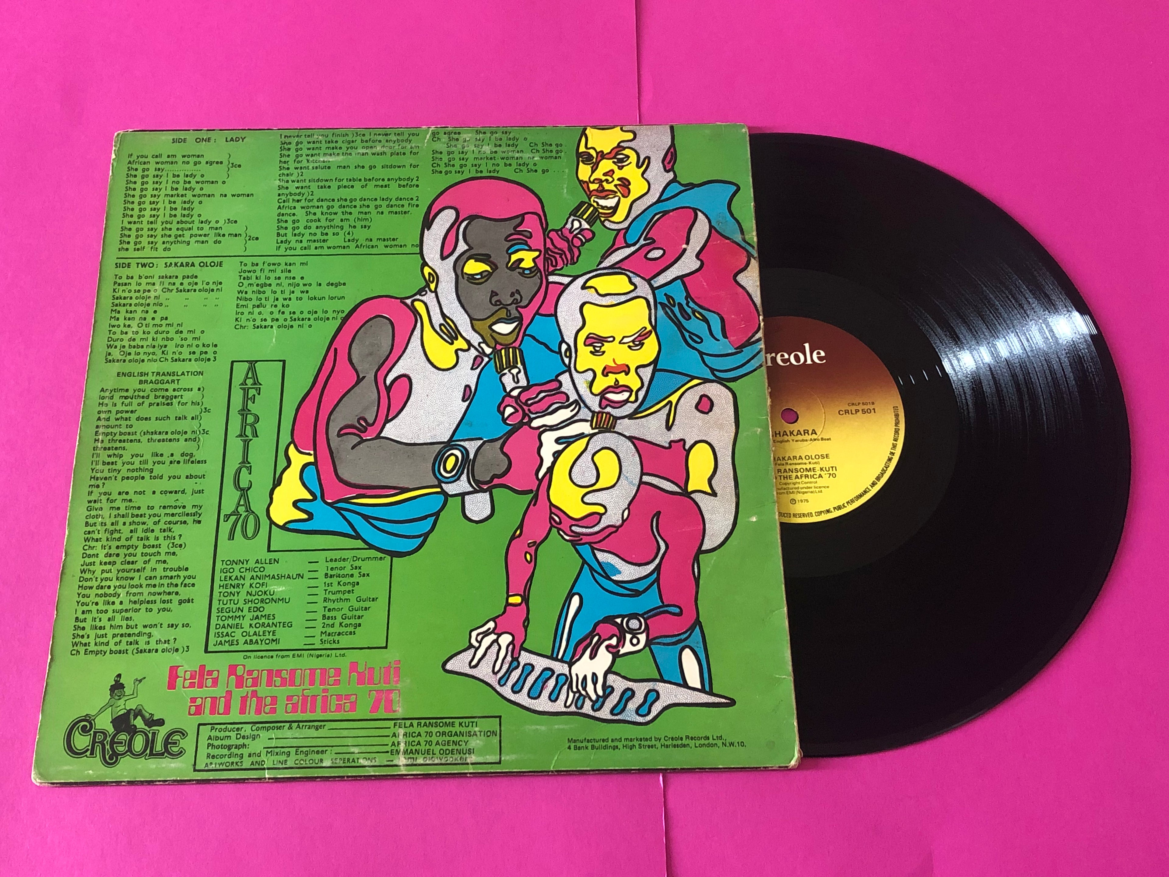Fela Kuti And Africa 70 : Shakara (LP, Album, RE)