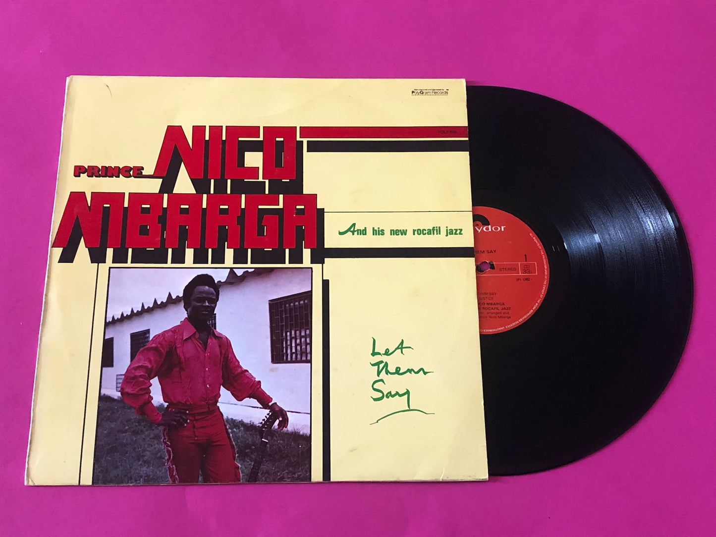 Prince Nico Mbarga And Rocafil Jazz : Let Them Say (LP, Album)