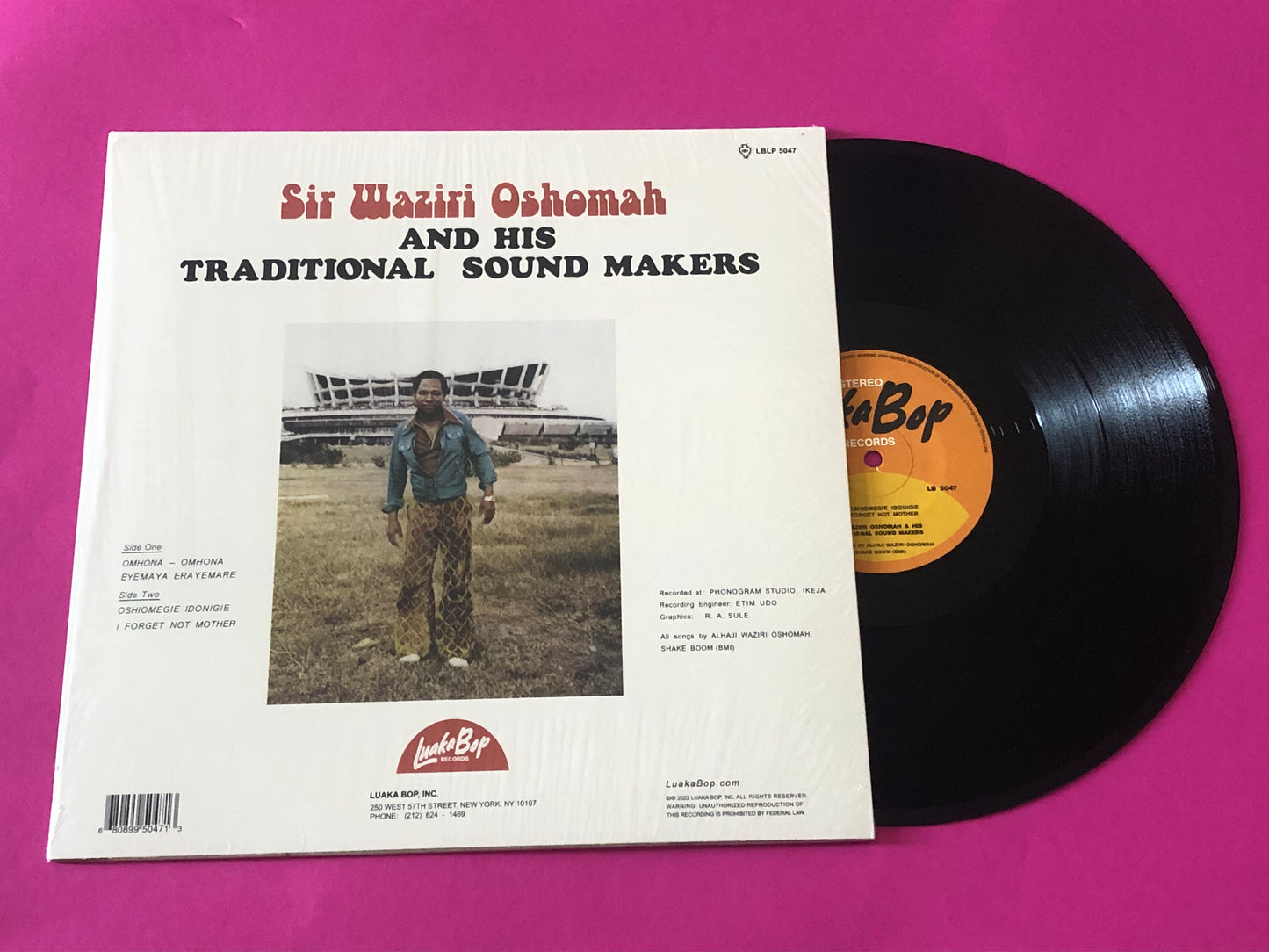 Sir Waziri Oshomah And His Traditional Sound Makers : Vol. 3  (LP, Album, RE)
