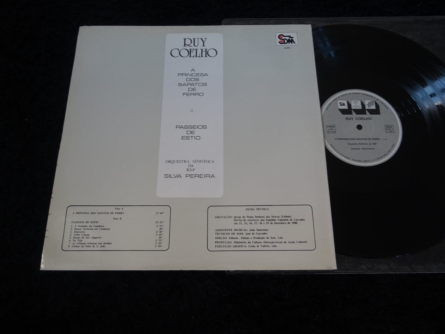 Ruy Coelho - Orquestra Sinfónica da RDP, Silva Pereira : A Princesa Dos Sapatos De Ferro • Passeios De Estio (LP,Album)