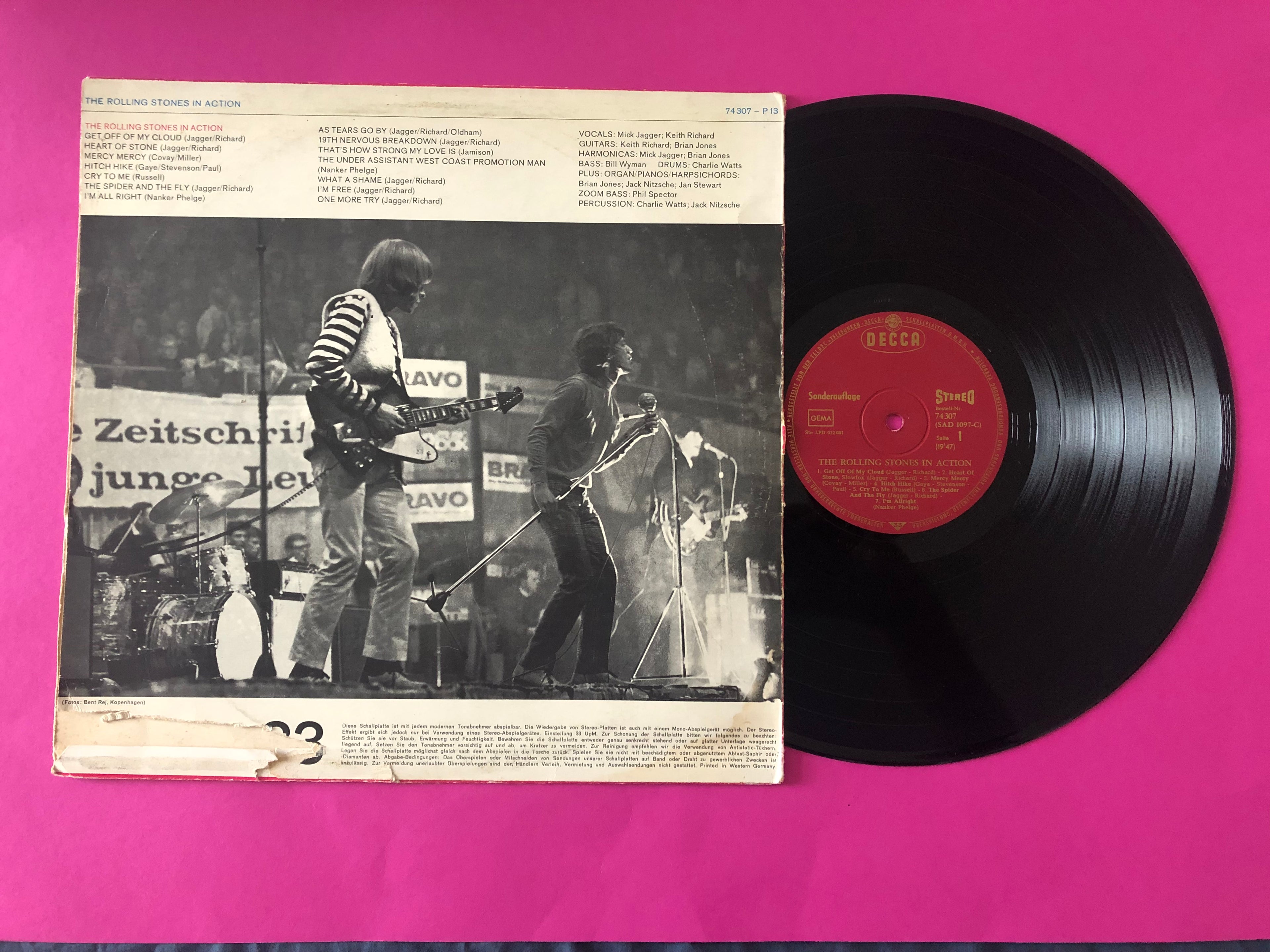 Rolling Stones, The : The Rolling Stones In Action (LP,Compilation,Club Edition,Special Edition)