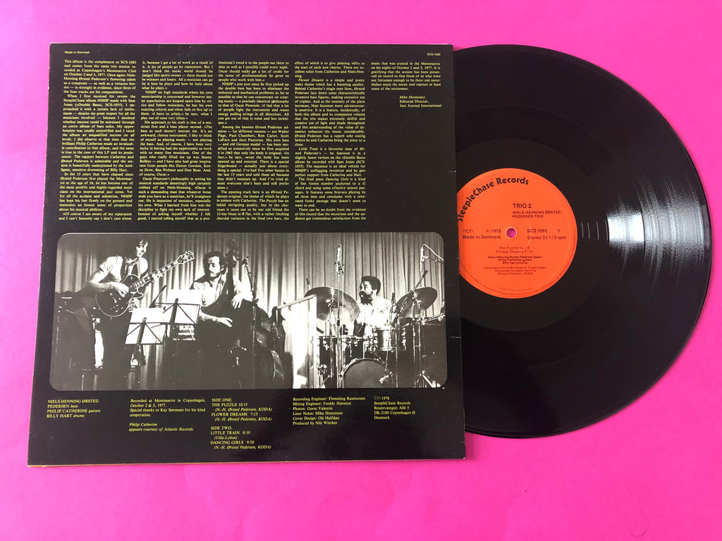 Niels-Henning Ørsted Pedersen Trio : Trio 2 (LP,Repress,Stereo)