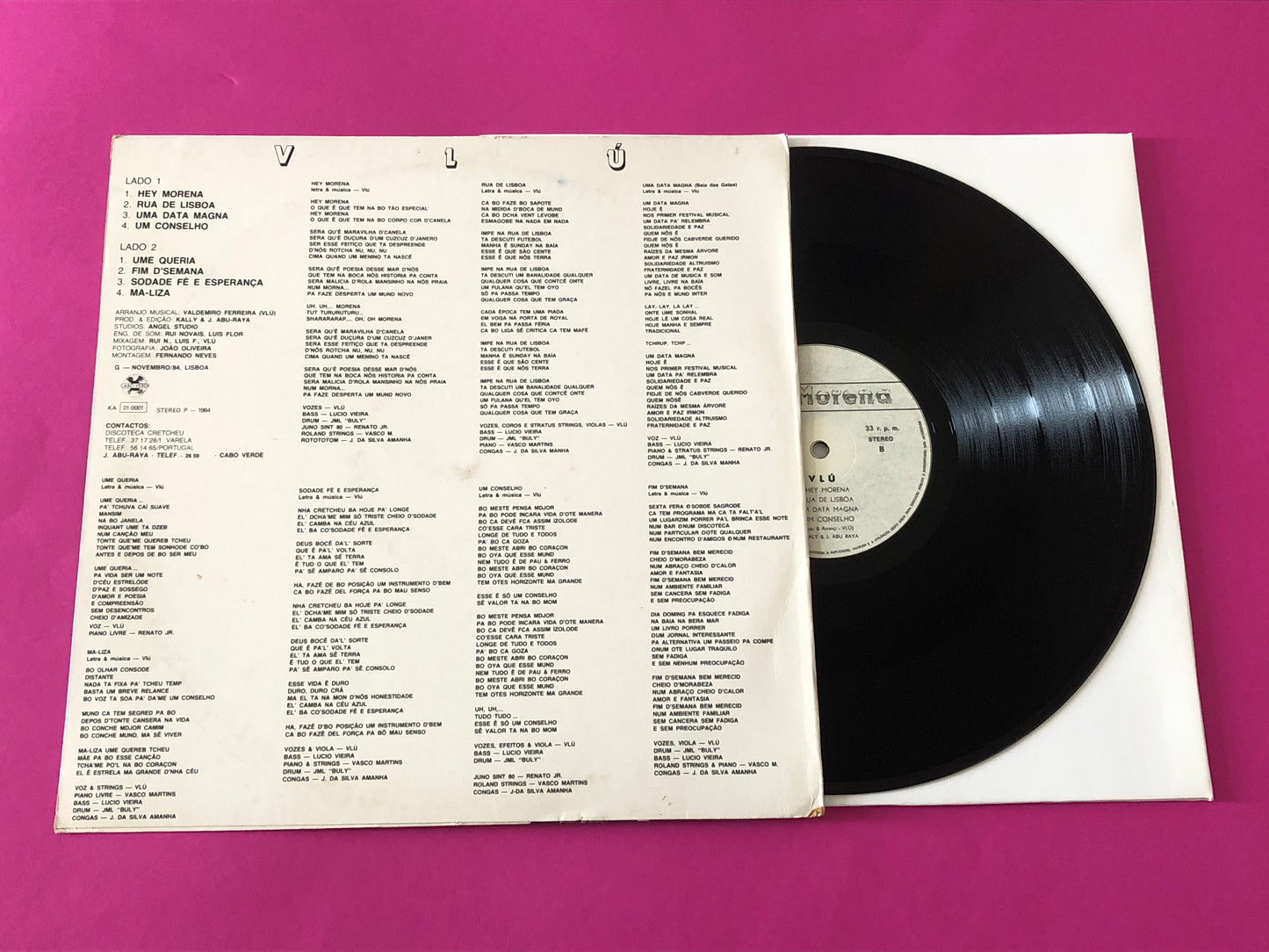 Vlú : Hey Morena (LP, Album)