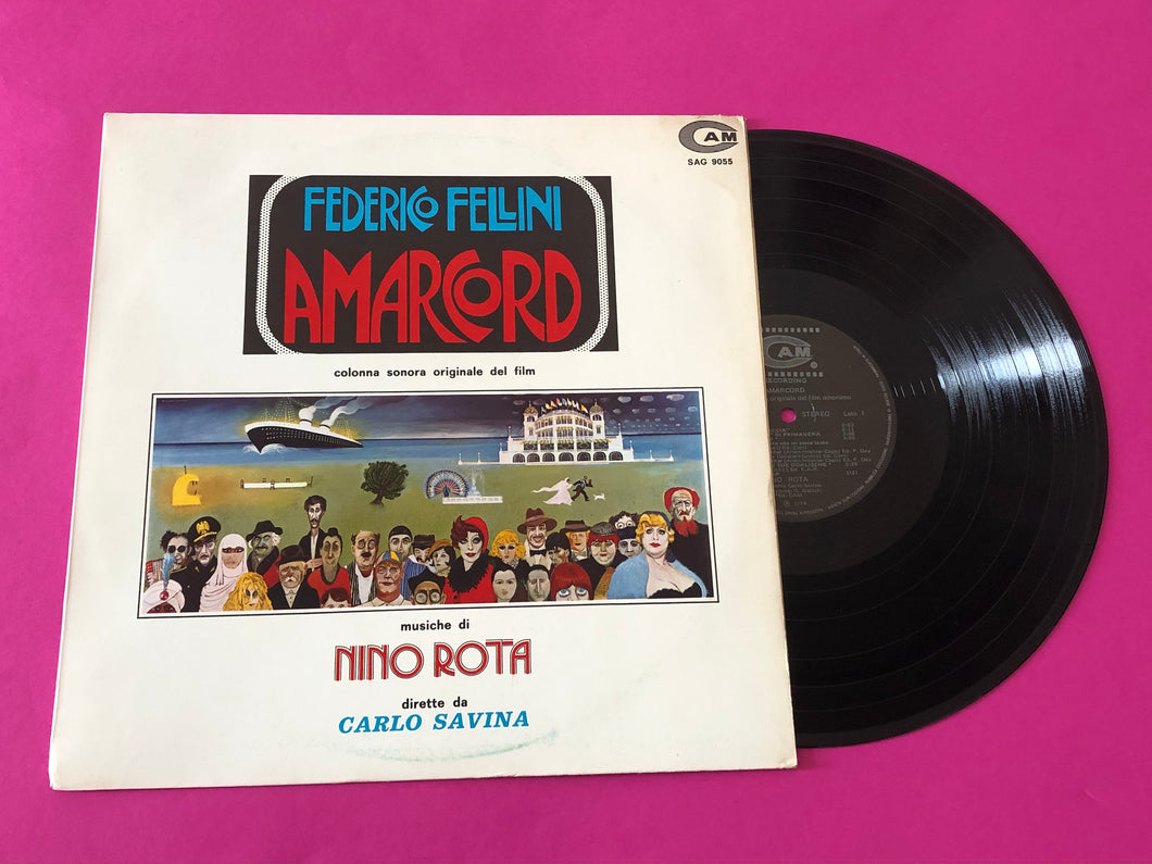 Nino Rota : Amarcord (Colonna Sonora Originale Del Film) (LP, Album)