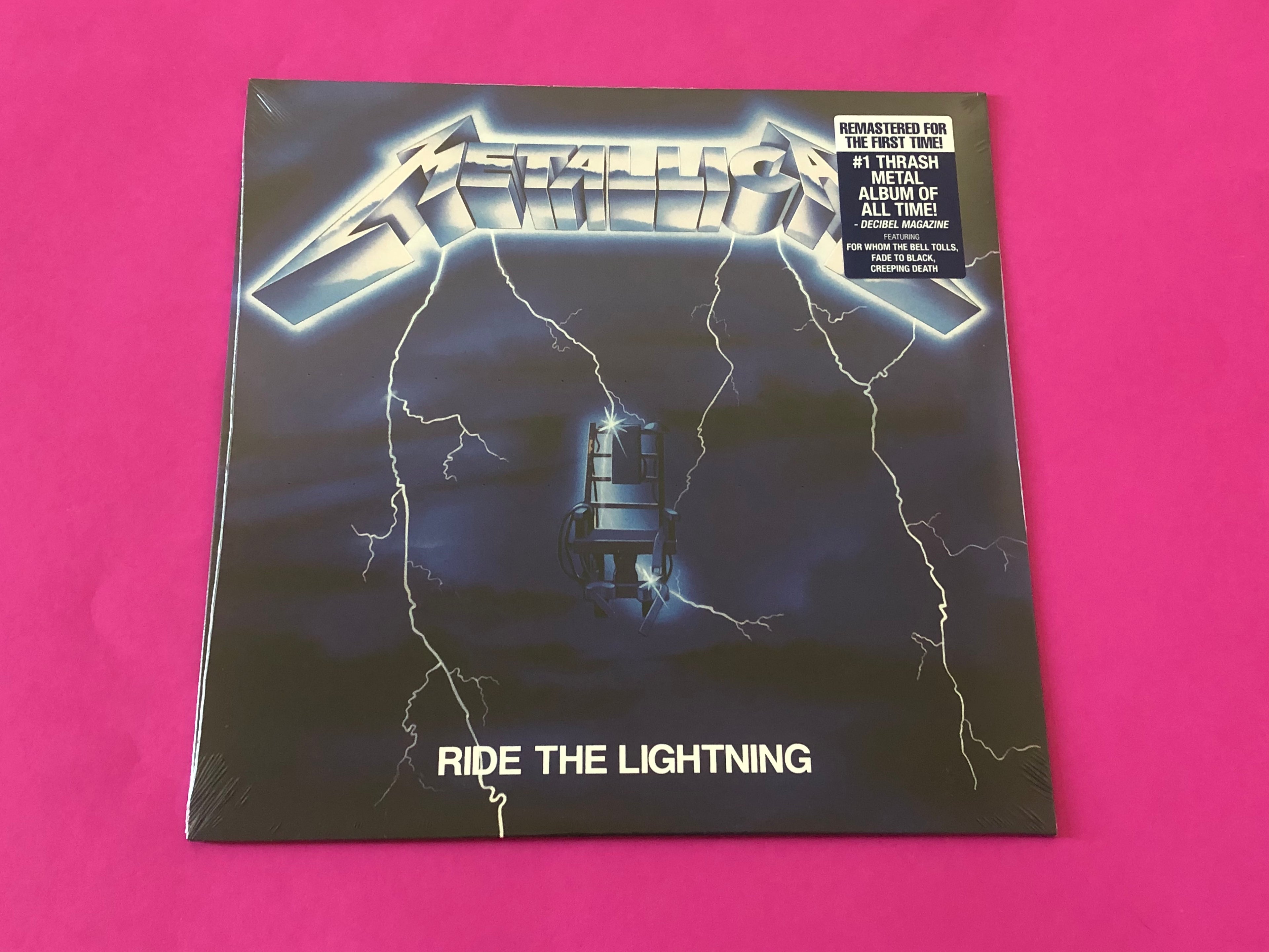 Metallica : Ride The Lightning (LP,Album,Reissue,Remastered)