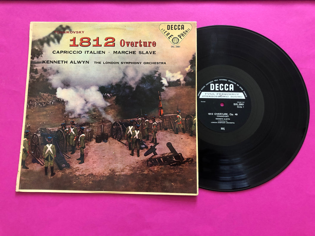 Pyotr Ilyich Tchaikovsky, Kenneth Alwyn, London Symphony Orchestra : 1812 Overture · Capriccio Italien · Marche Slave (LP,Stereo)
