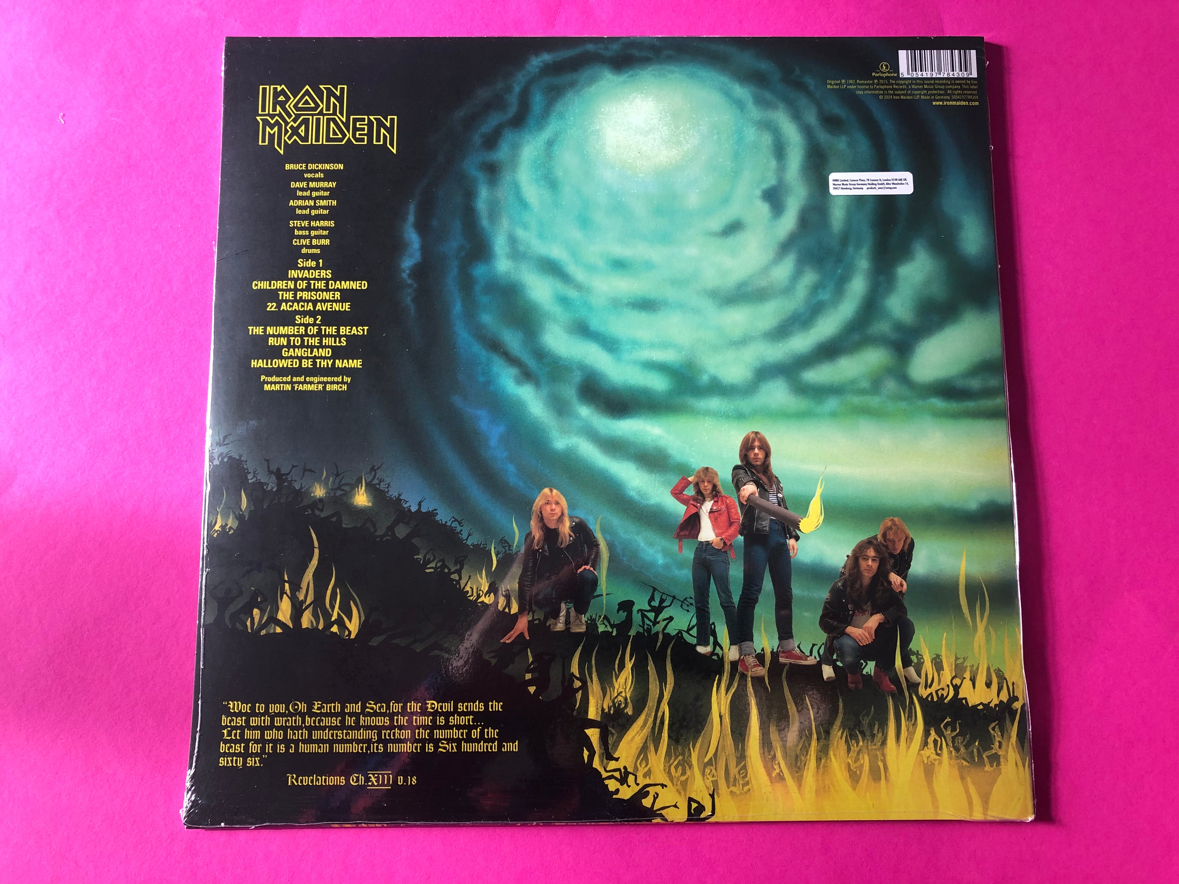Iron Maiden : The Number Of The Beast (LP,Album,Reissue,Remastered)