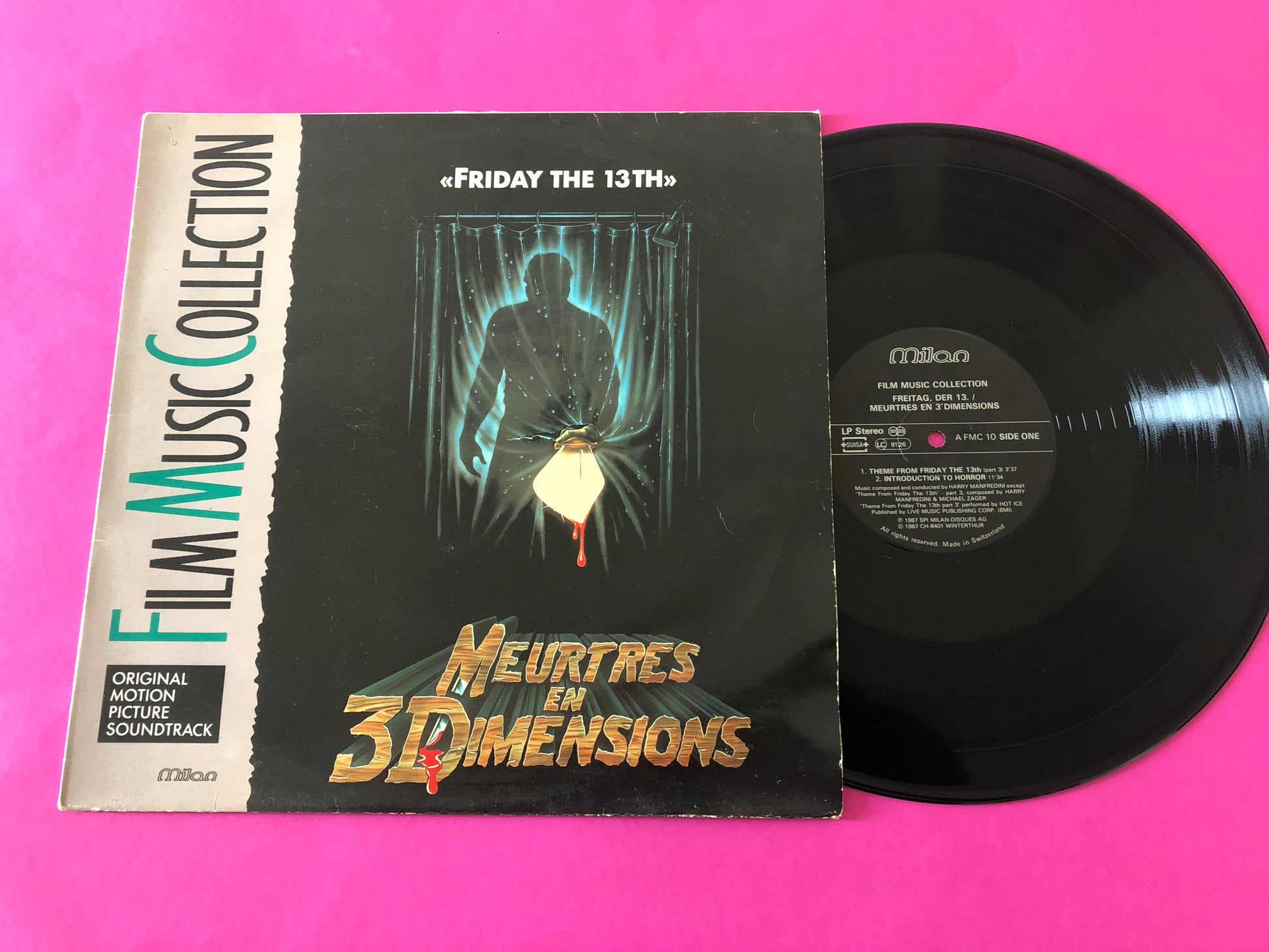 Harry Manfredini And Michael Zager : Friday The 13th: Meurtres En 3 Dimensions (Original Motion Picture Soundtrack) (LP)