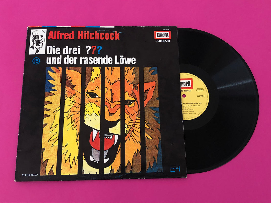 Nick West : Die Drei ???  15 - Und Der Rasende Löwe (LP)