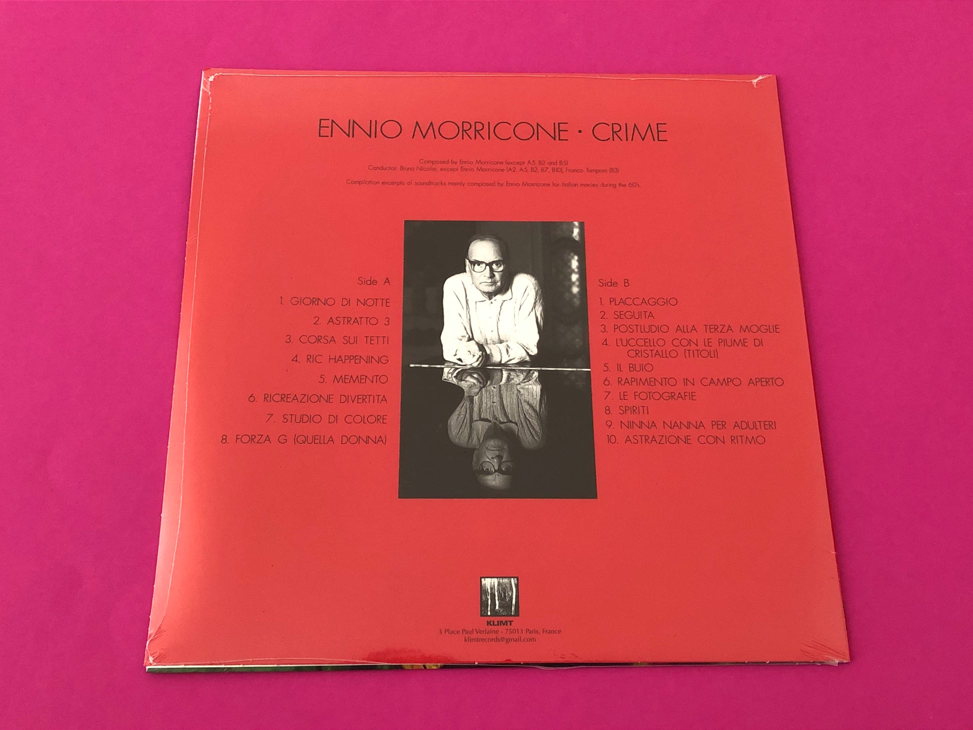 Ennio Morricone : Crime (LP, Comp, Ltd, Eve)