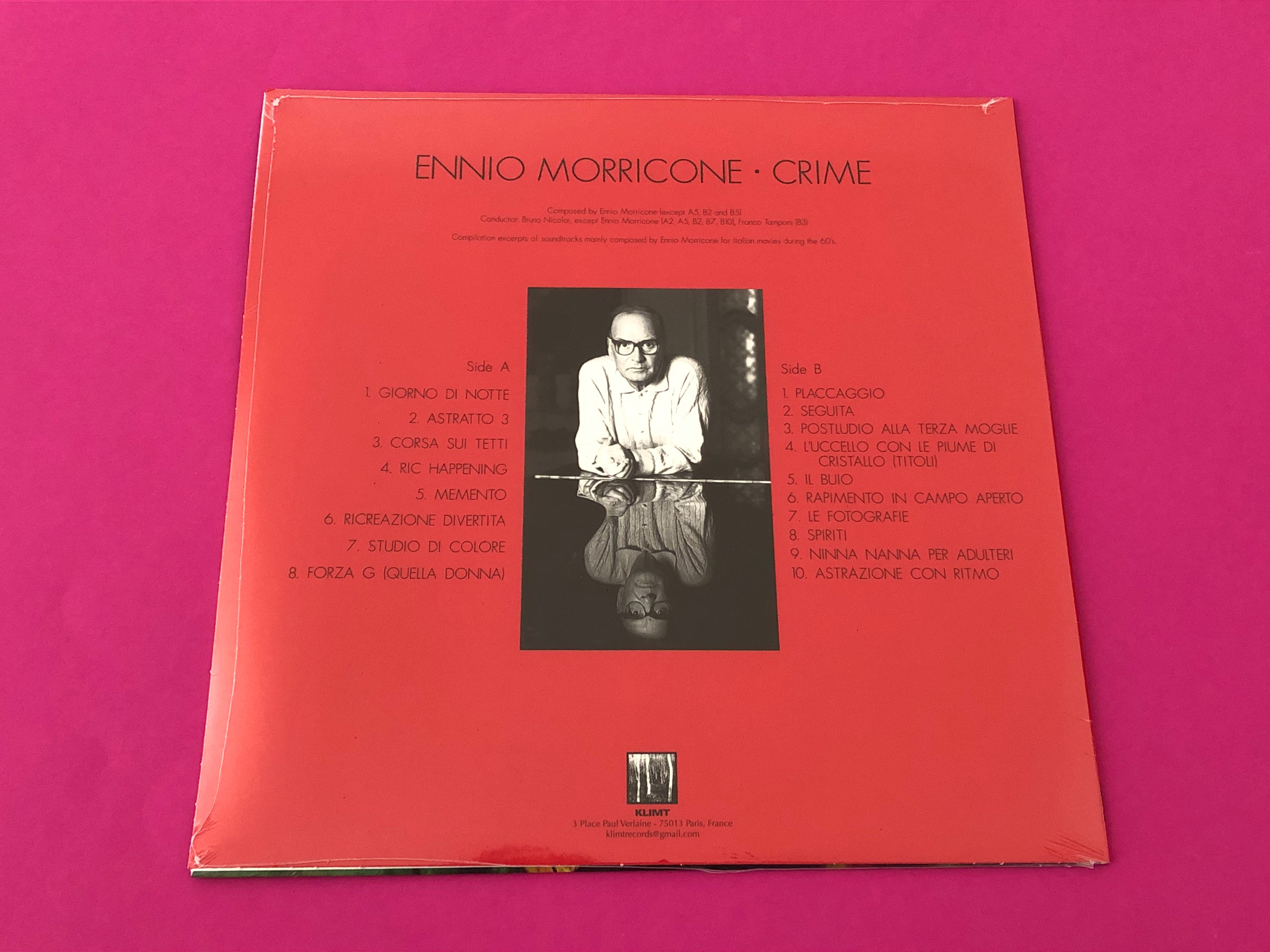 Ennio Morricone : Crime (LP, Comp, Ltd, Eve)