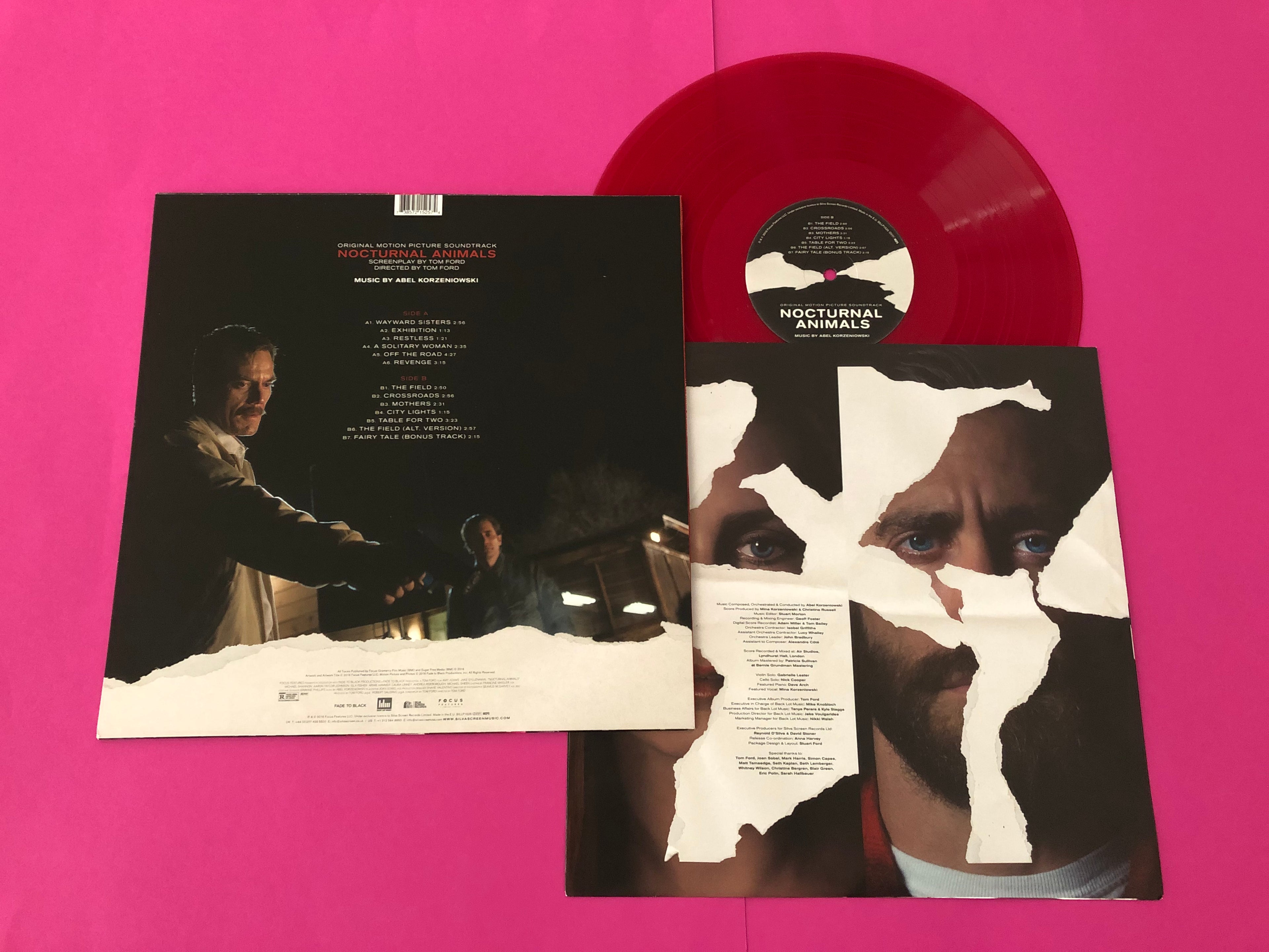 Abel Korzeniowski : Nocturnal Animals (Original Motion Picture Soundtrack) (LP, Ltd, Red)