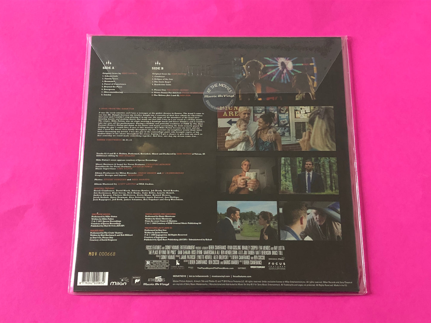 Mike Patton : The Place Beyond The Pines (Music From The Motion Picture) (LP, Album, Dlx, Ltd, Num, RE, Red)