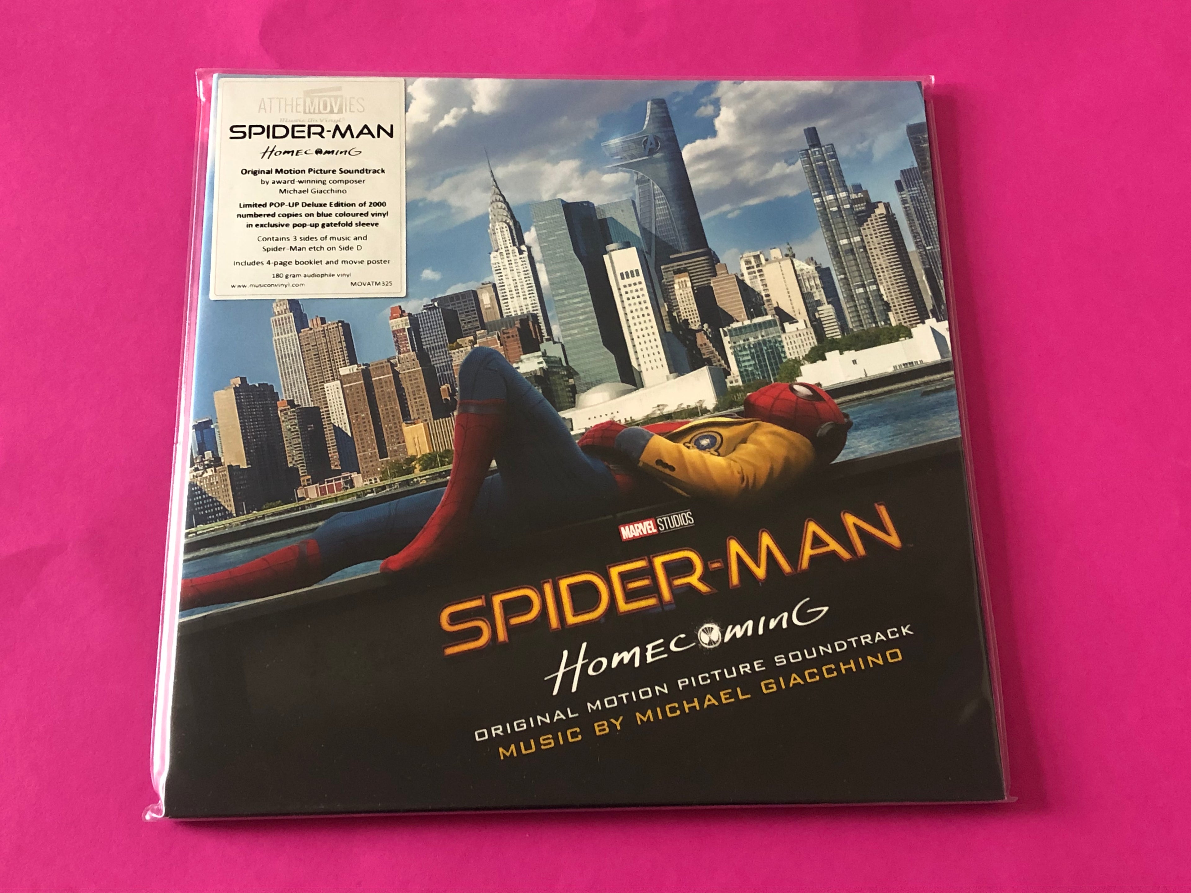 Michael Giacchino : Spider-Man: Homecoming (Original Motion Picture Soundtrack) (LP, Blu + LP, Etch, Blu + Album, Ltd, Num)