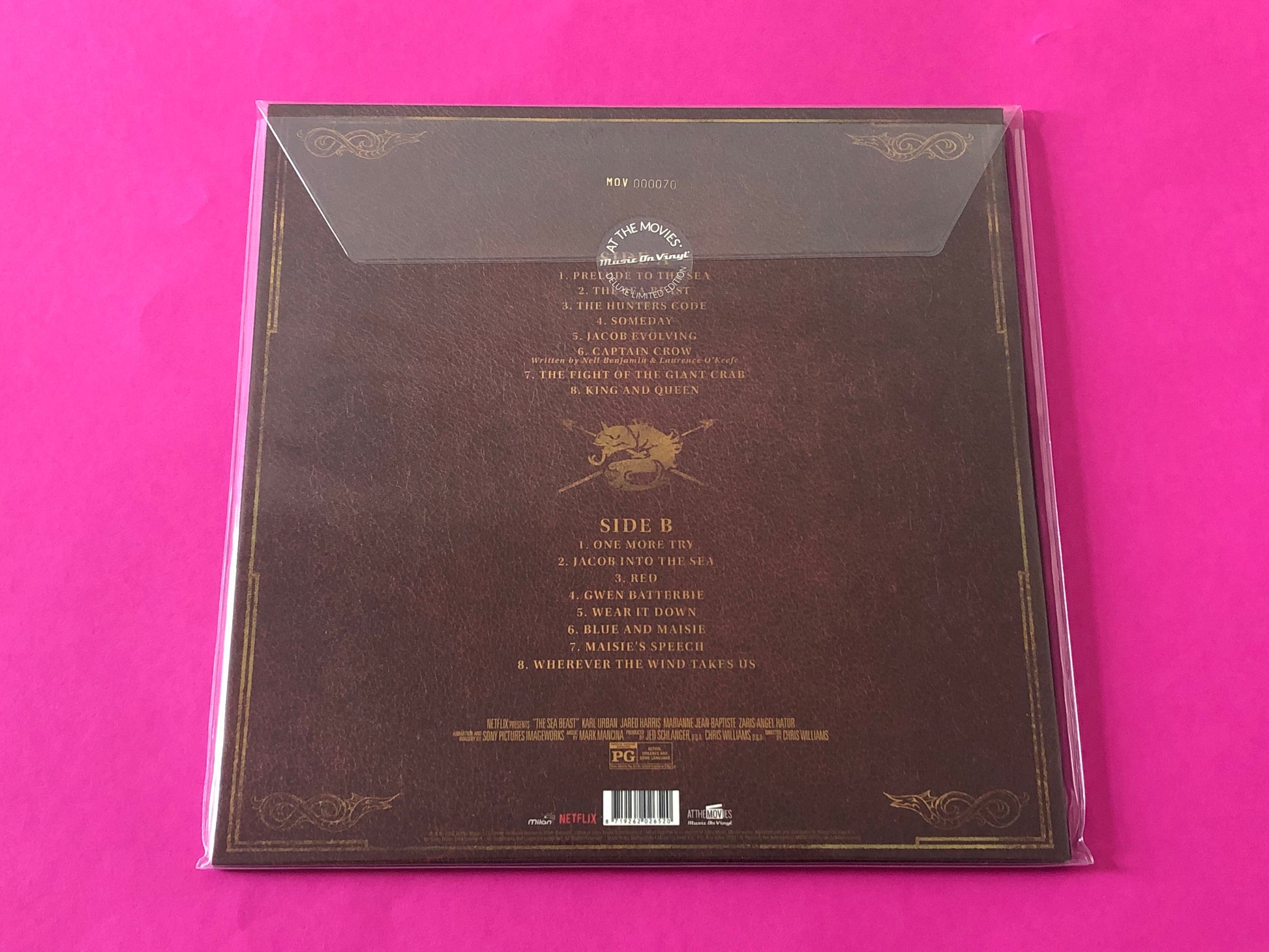 Mark Mancina : The Sea Beast (LP, Ltd, Num, Tra)