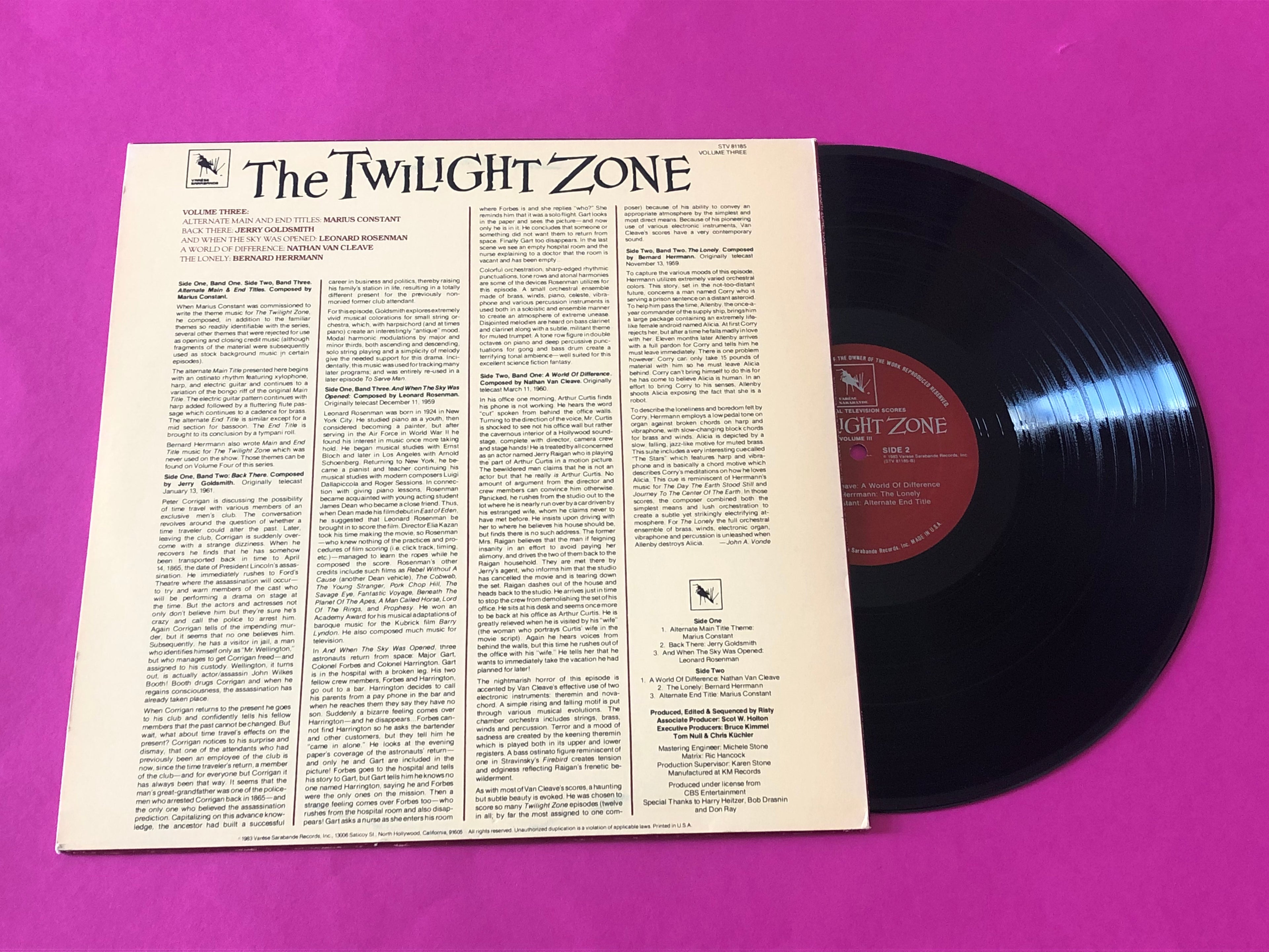 Various : The Twilight Zone Volume Three (LP, Album)