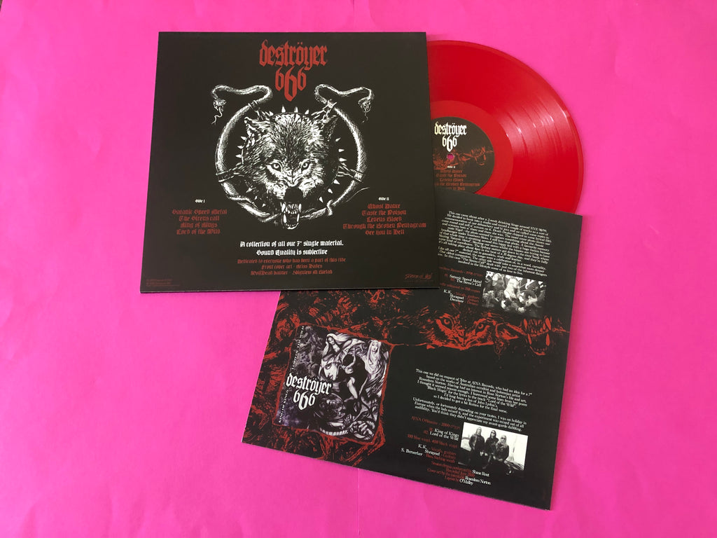 Deströyer 666 : To The Devil His Due (LP,Compilation,Limited Edition,Reissue)