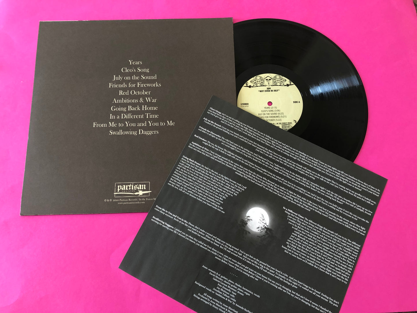 JBM (3) : Not Even In July (LP,Album)
