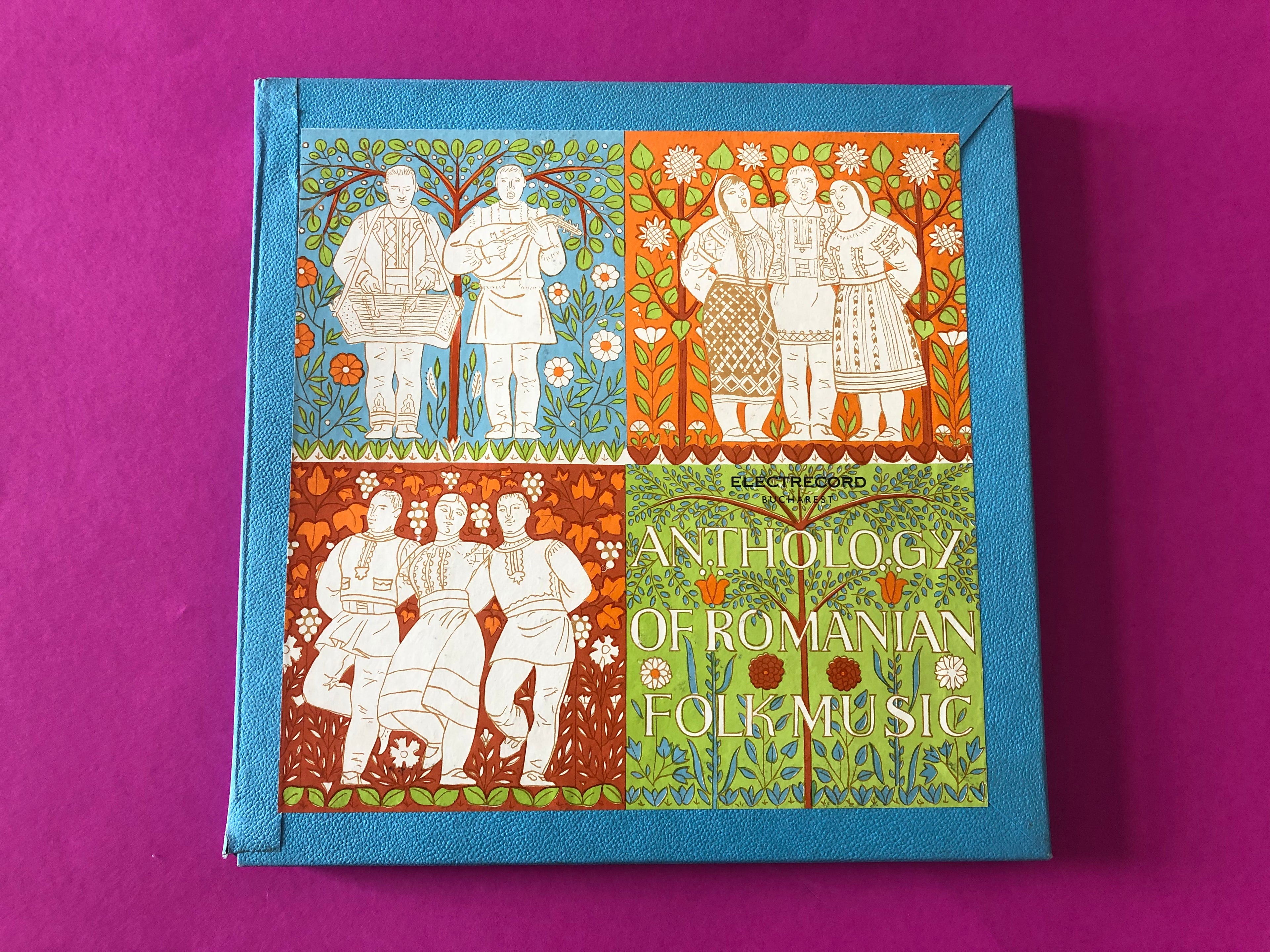 Various : Antologia Muzicii Populare Românești Vol. I / Anthology Of Romanian Folk Music Vol. I (3x10", Mono, RE, RP + Box)