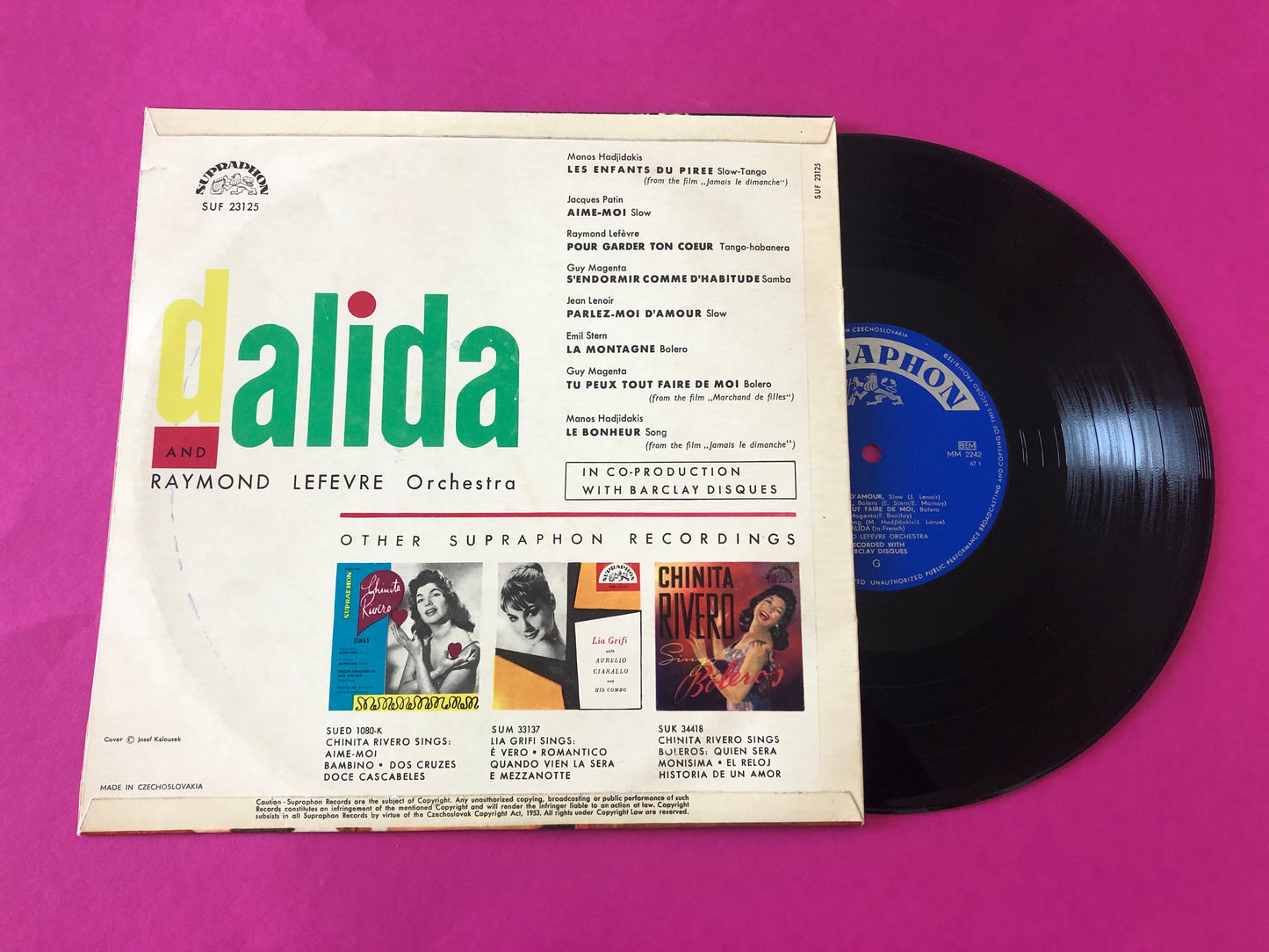Dalida : Dalida (10", Comp, RP)