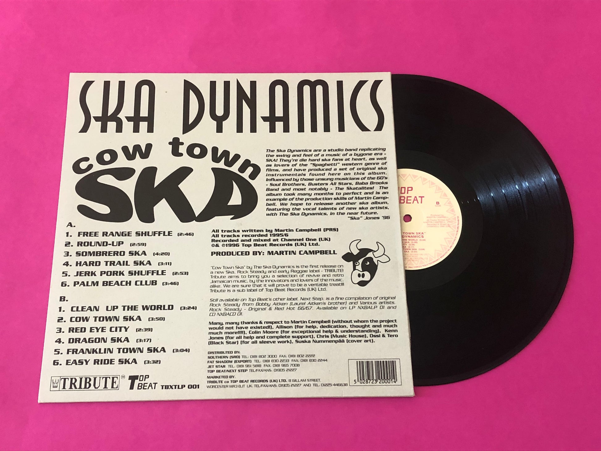 Ska Dynamics : Cow Town Ska (LP, Album)