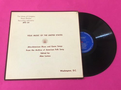 Various : Afro-American Blues And Game Songs (LP, Comp, Mono)