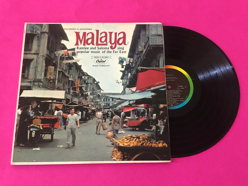 P. Ramlee And Saloma : Malaya - Sing Popular Music Of The Far East (LP, Comp, Mono)