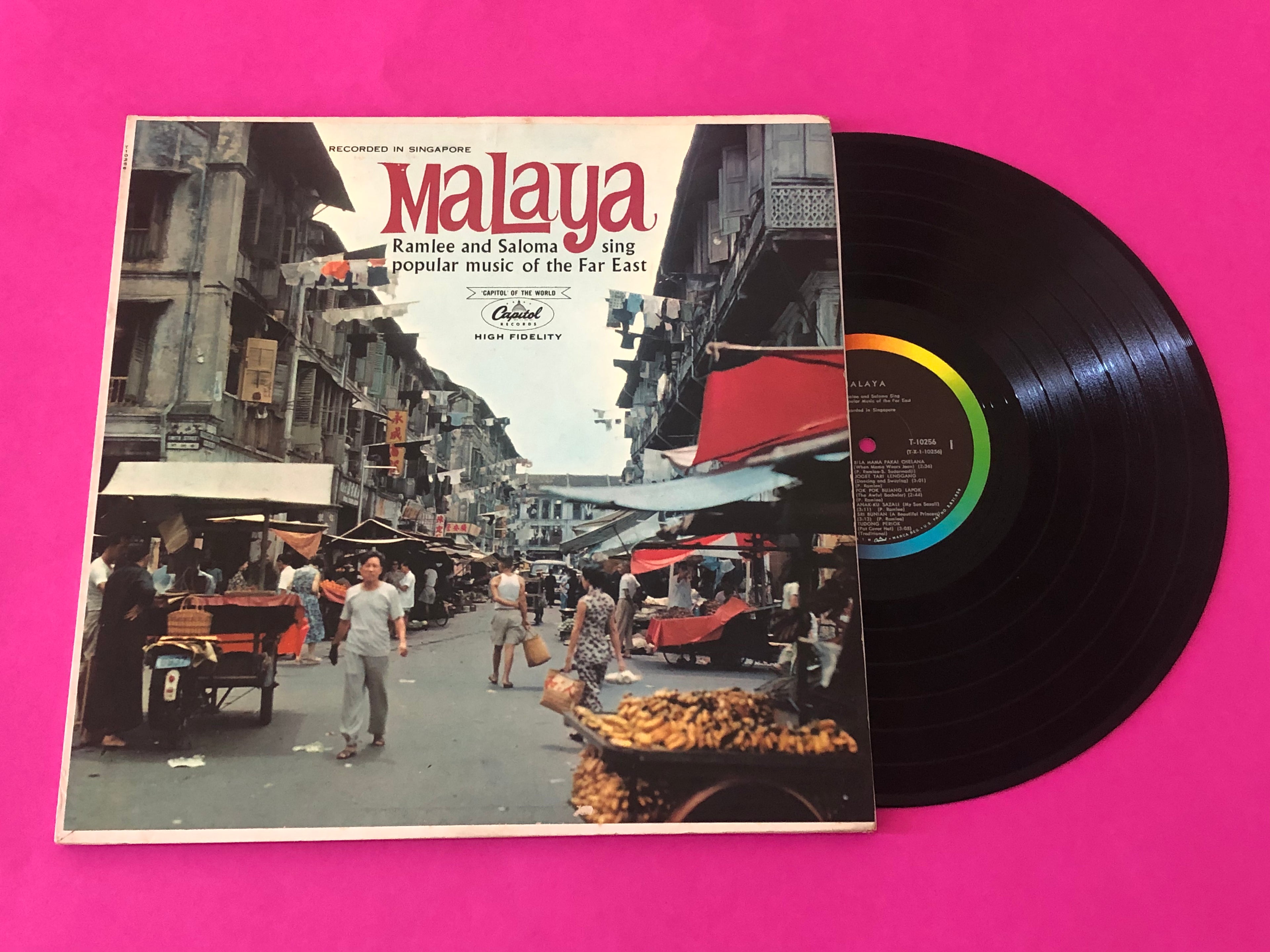 P. Ramlee And Saloma : Malaya - Sing Popular Music Of The Far East (LP, Comp, Mono)
