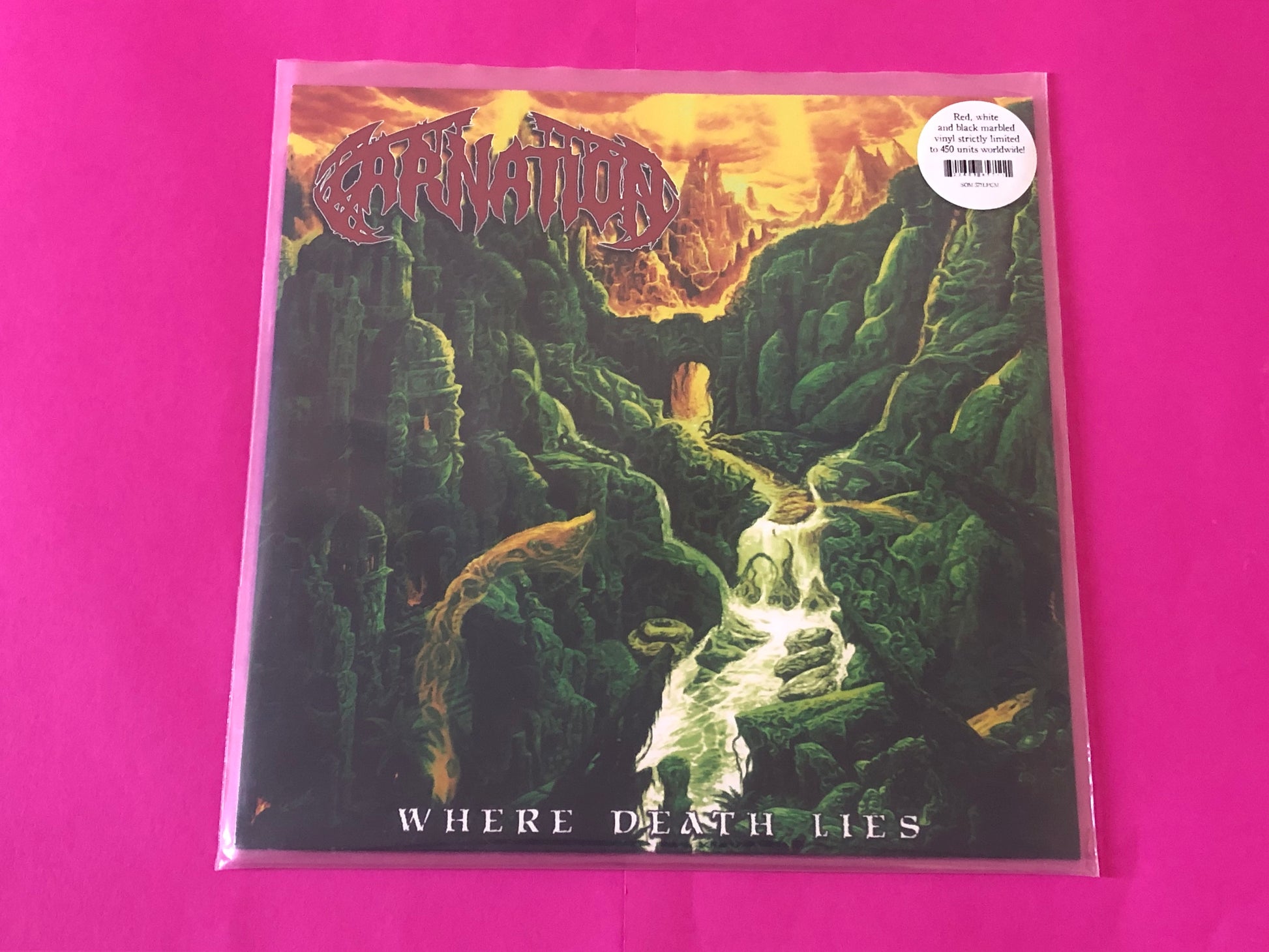 Carnation (3) : Where Death Lies (LP,Album)