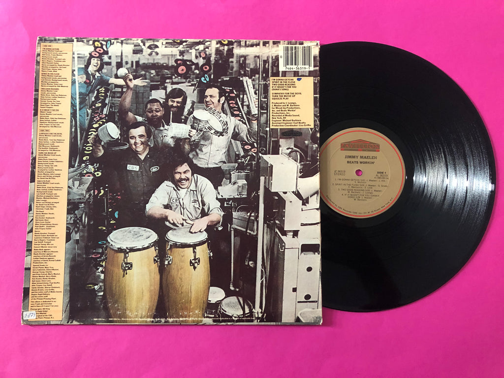 Jimmy Maelen : Beats Workin' (LP,Album)