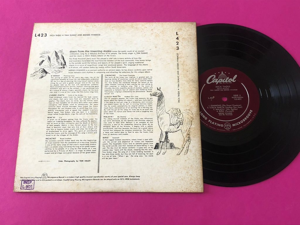 Yma Sumac, Moises Vivanco : Inca Taqui (LP,10",Album,Mono)