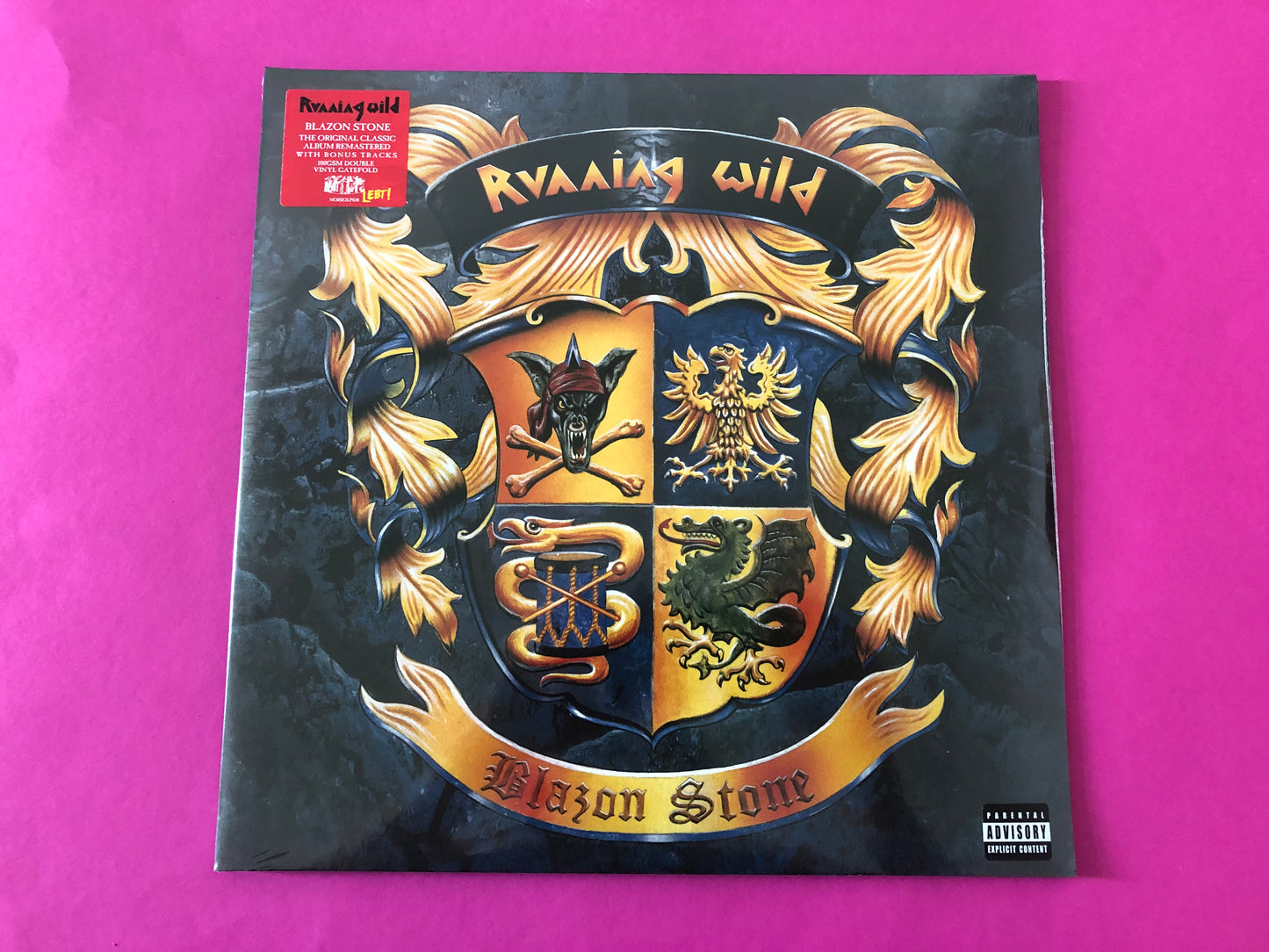 Running Wild : Blazon Stone (LP,Album,Reissue,Remastered)
