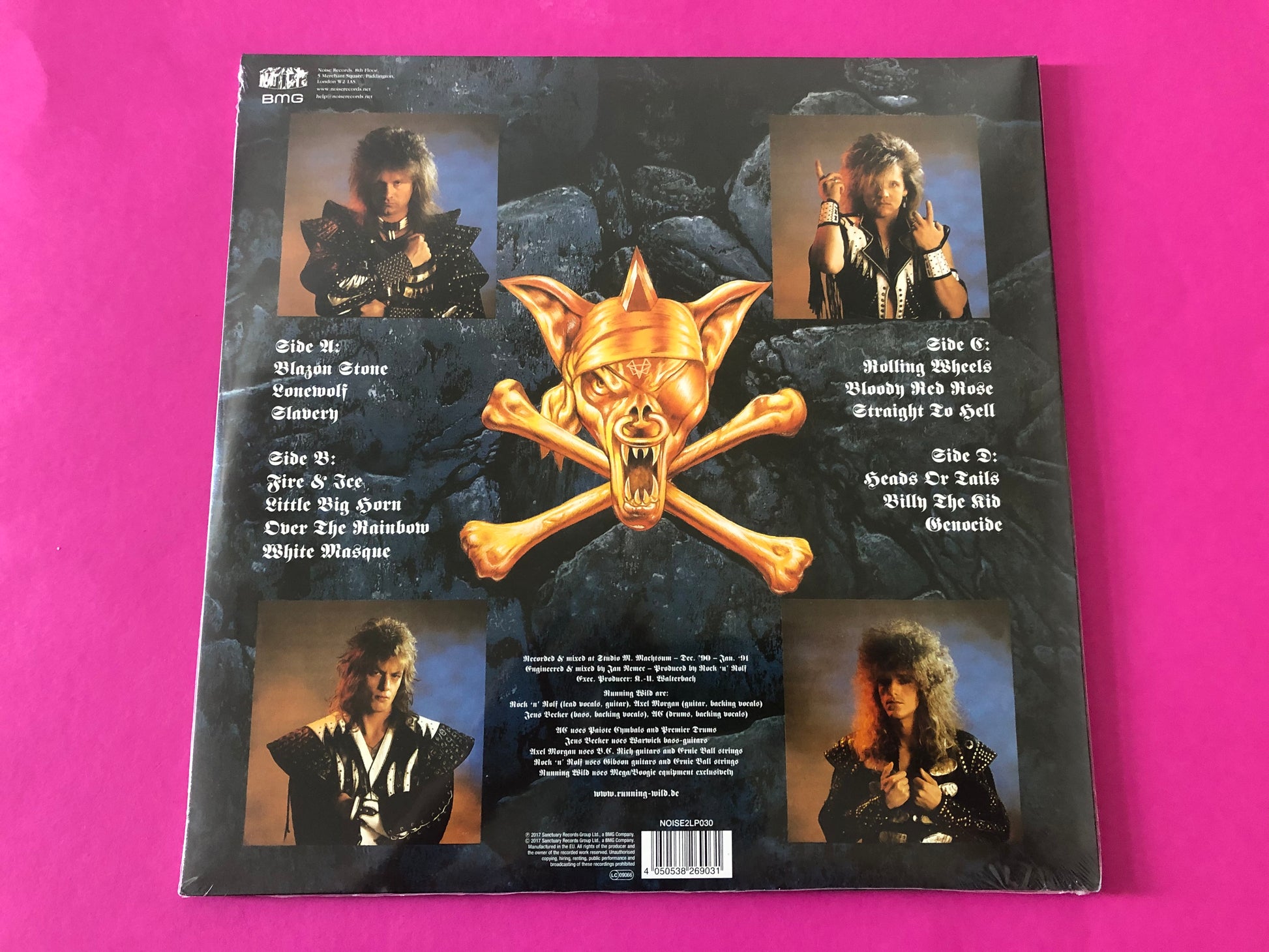 Running Wild : Blazon Stone (LP,Album,Reissue,Remastered)