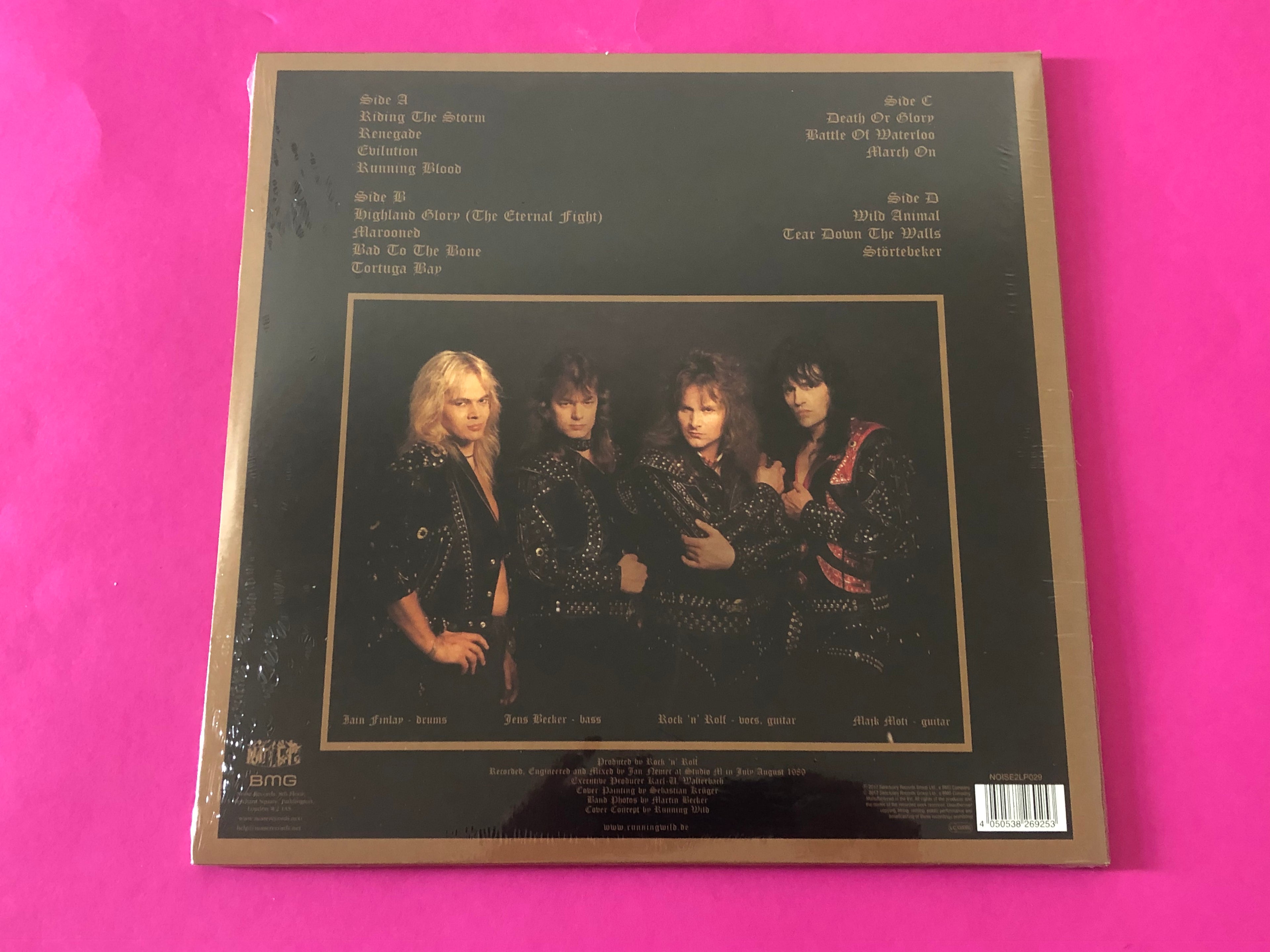 Running Wild : Death Or Glory (LP,Album,Reissue,Remastered)
