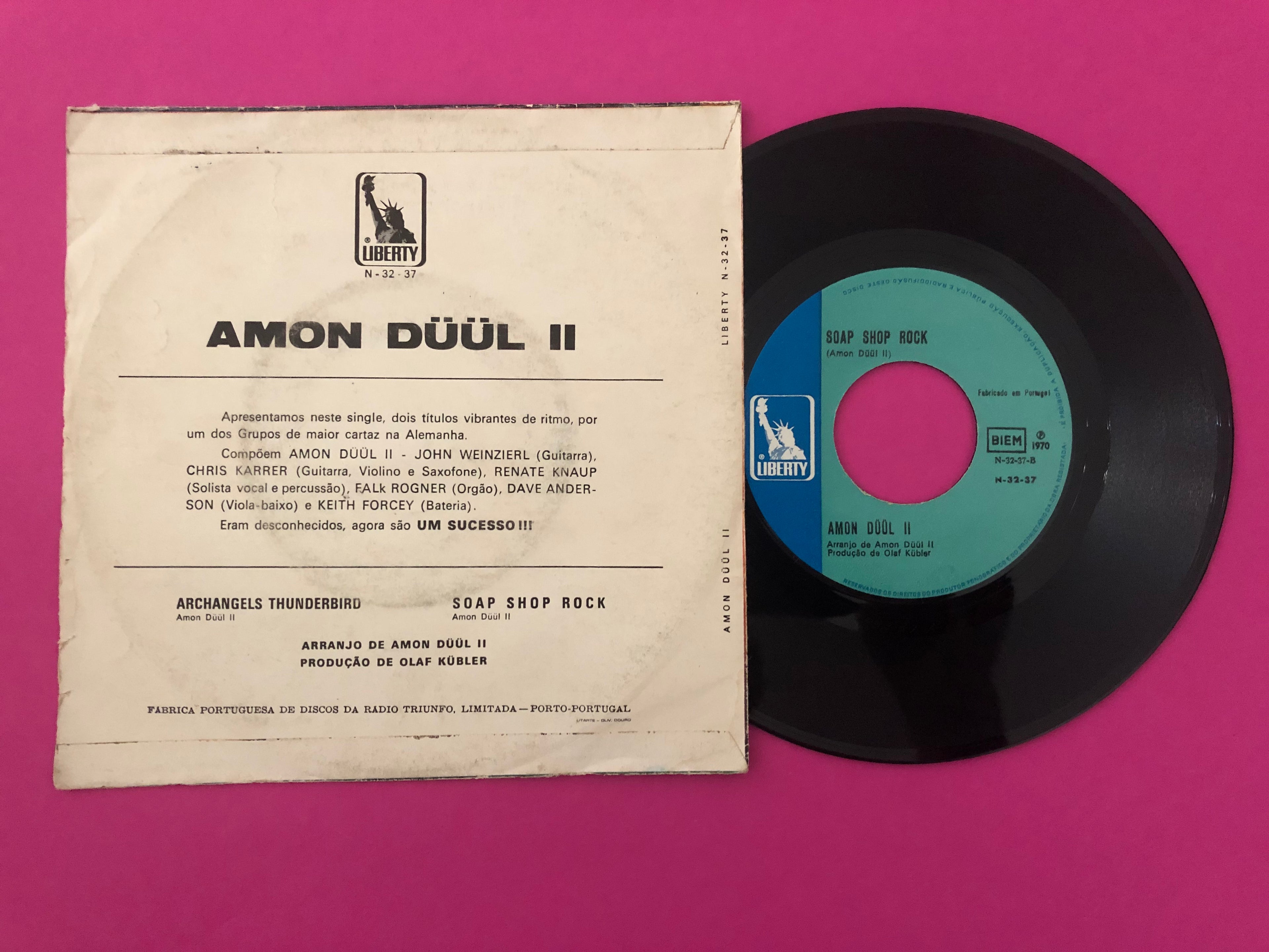 Amon Düül II : Archangel's Thunderbird (7", Single)