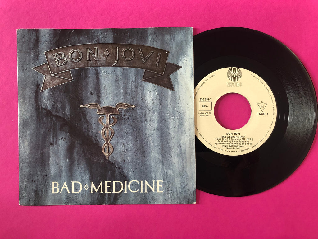 Bon Jovi : Bad Medicine (7",Single,45 RPM)