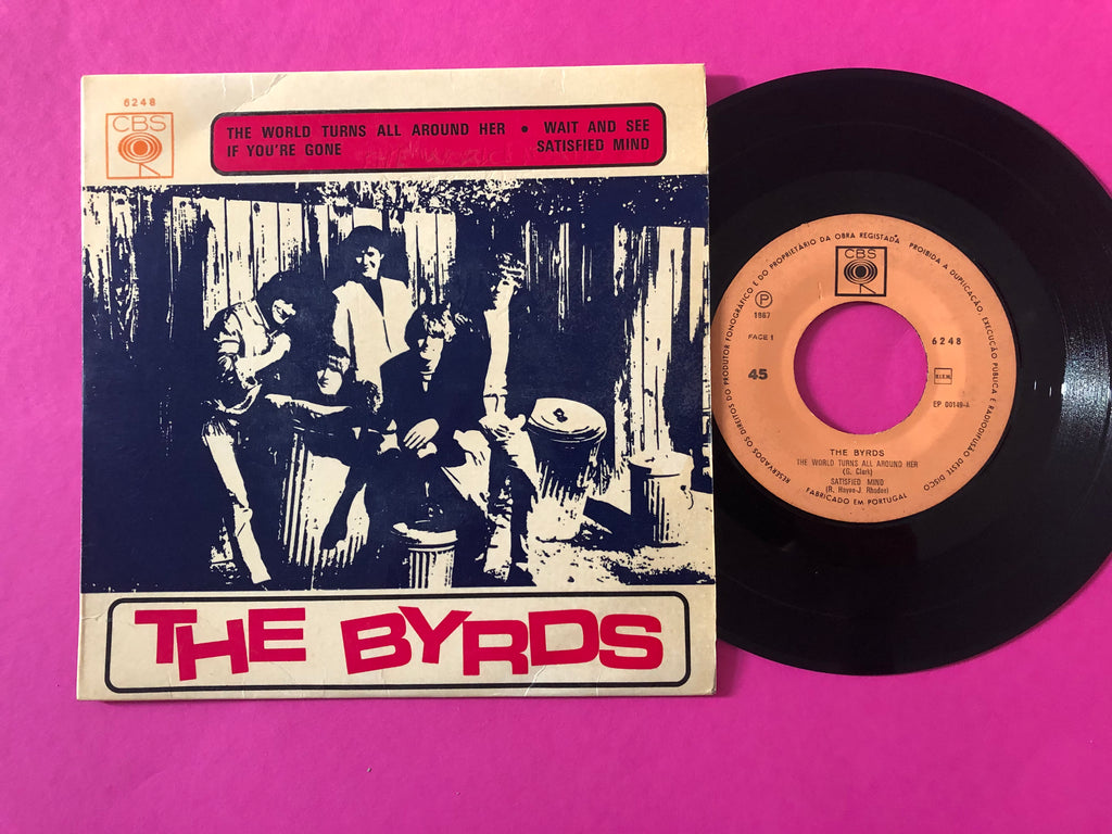 The Byrds : The World Turns All Around Her (7", EP)