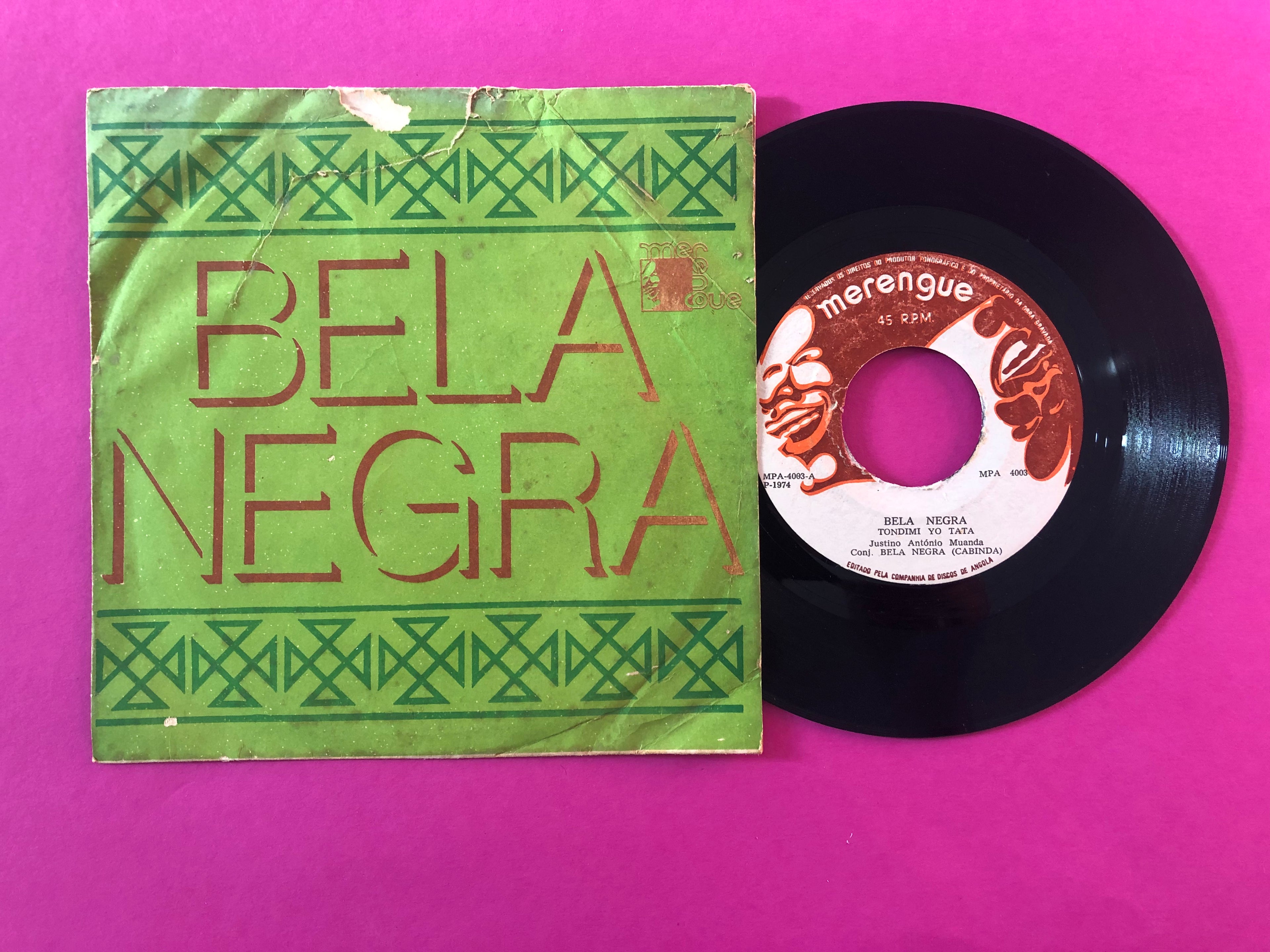 Conjunto Bela Negra : Tondimi Yo Tata / Maria Maria (7")