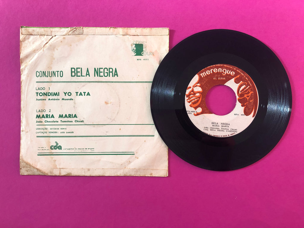 Conjunto Bela Negra : Tondimi Yo Tata / Maria Maria (7")