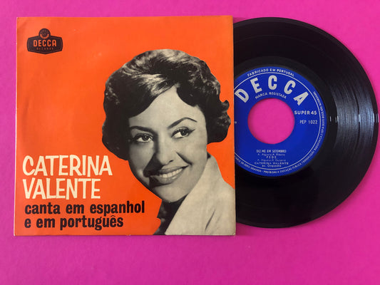 Caterina Valente : Canta Em Espanhol E Em Português (7", EP)