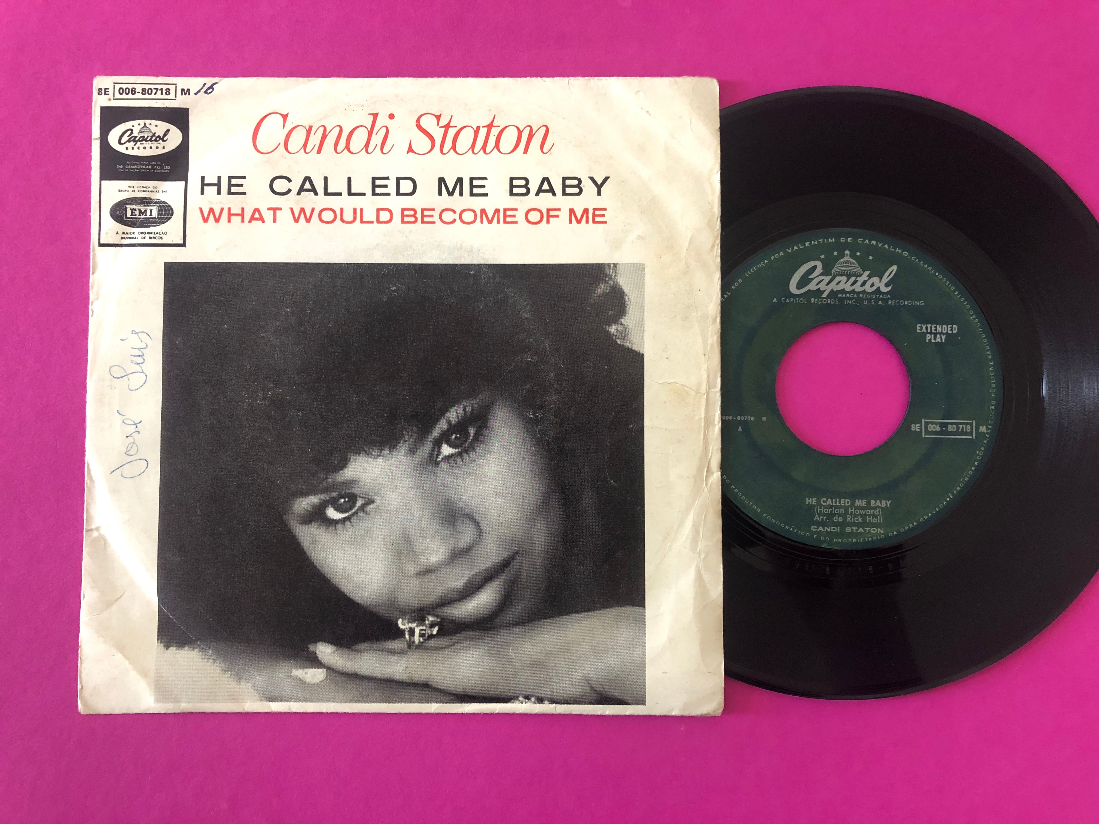 Candi Staton : He Called Me Baby / What Would Become Of Me (7", Single)