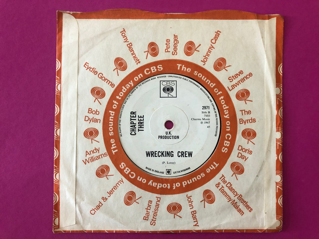 Chapter Three (2) : Cold And Lonely Hours / Wrecking Crew (7", Promo, Sol)