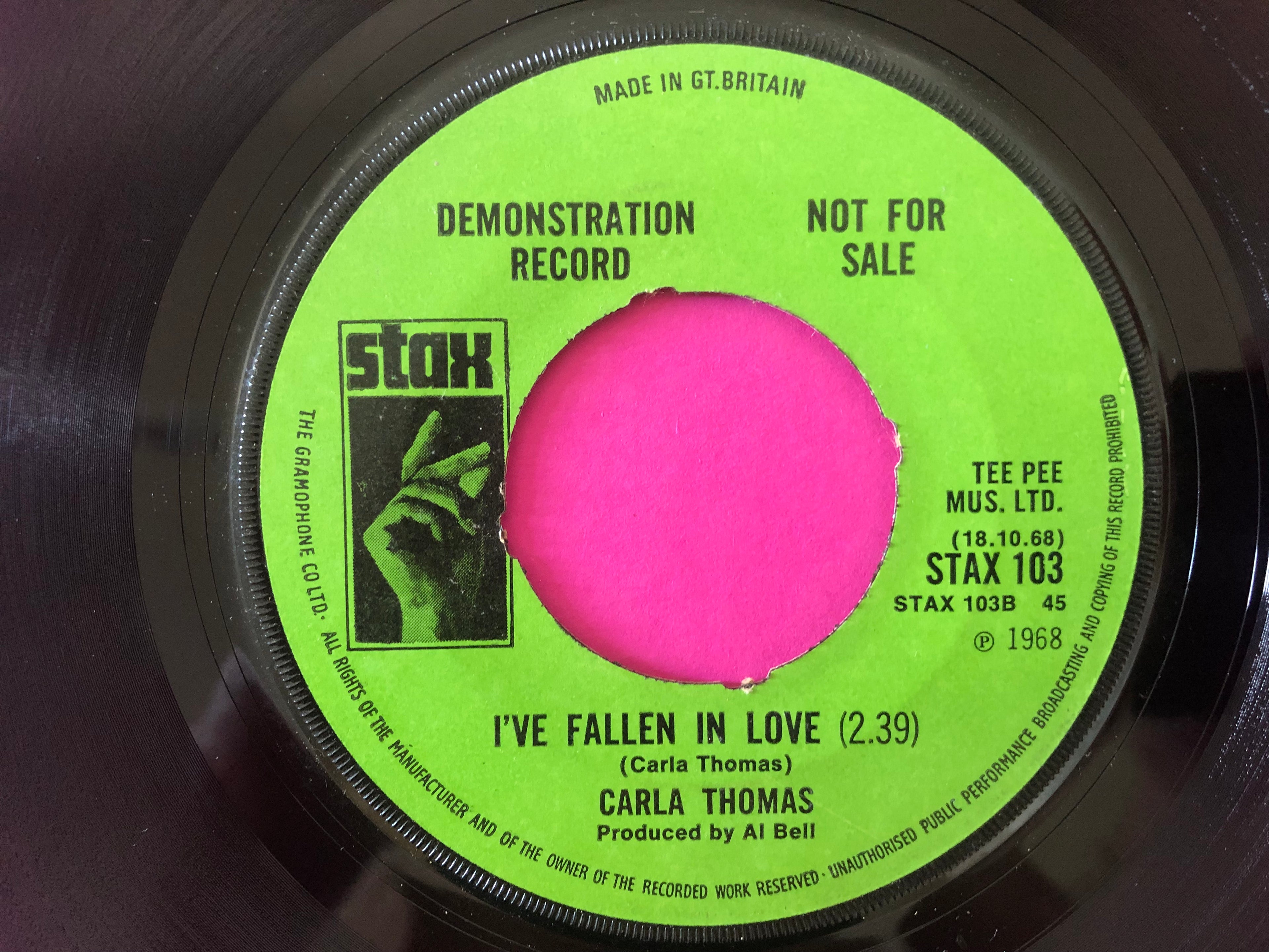 Carla Thomas : Where Do I Go / I've Fallen In Love (7", Single, Promo)
