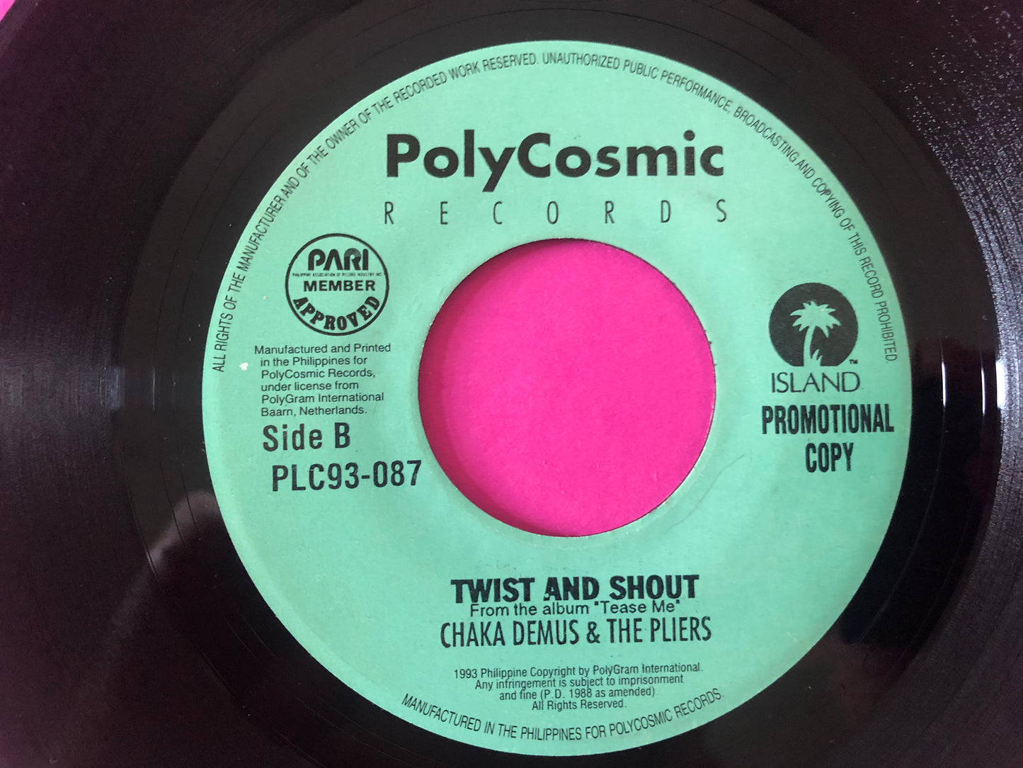 Chaka Demus & Pliers : Twist And Shout (7", Promo)