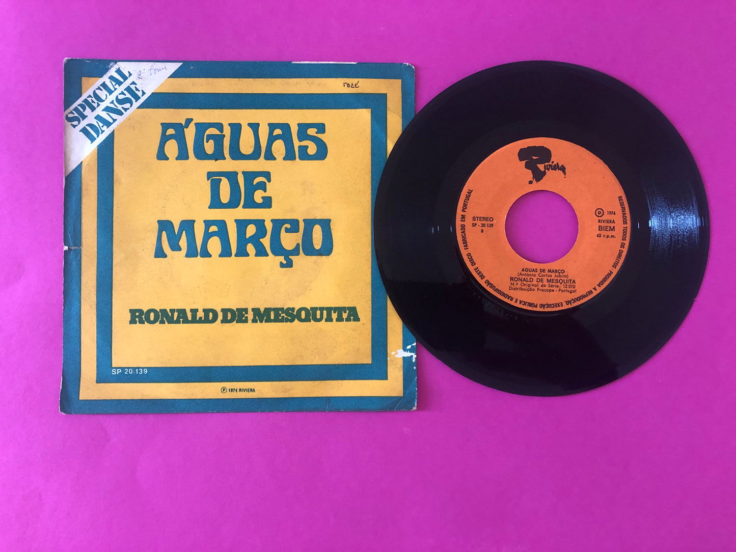 Os Cariocas, Ronald Mesquita : Partido Alto / Águas De Março (7", Single)