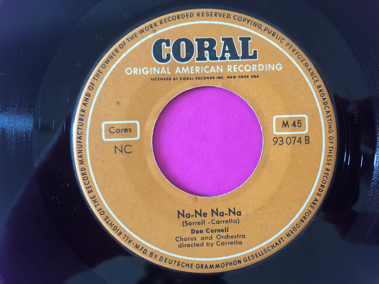 Don Cornell : Rock Island Line (7", Single, Mono)
