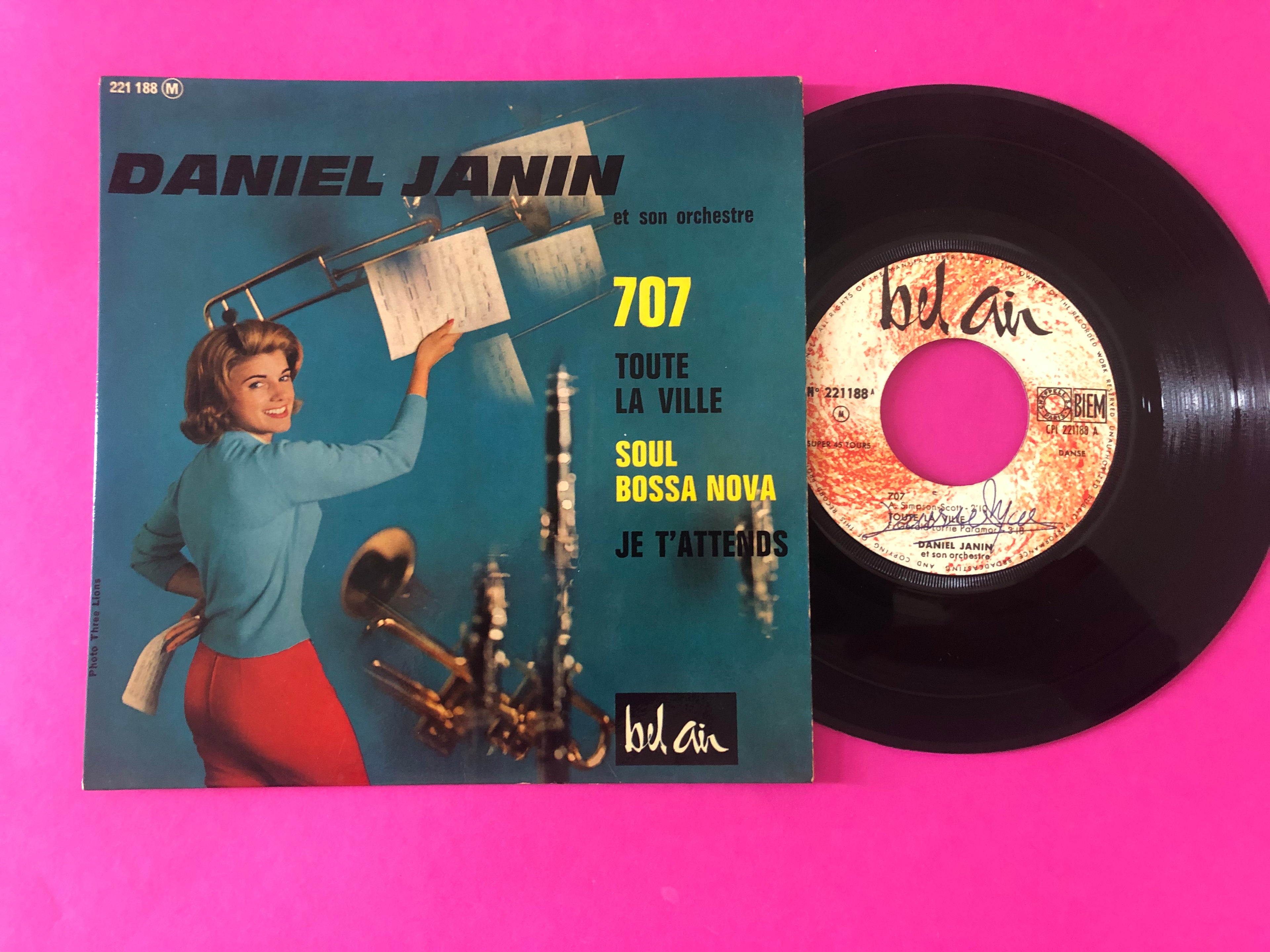 Daniel Janin Et Son Orchestre : 707 (7", EP)