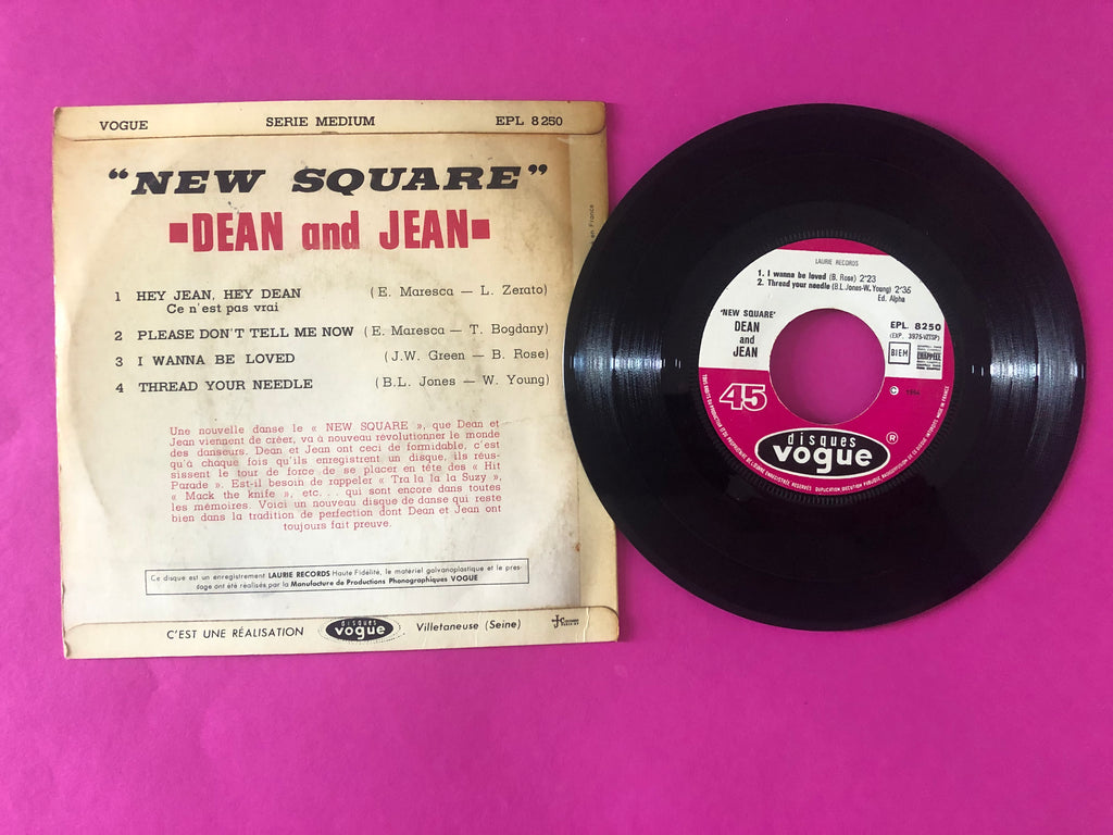 Dean & Jean : Hey Jean Hey Dean (7", EP)