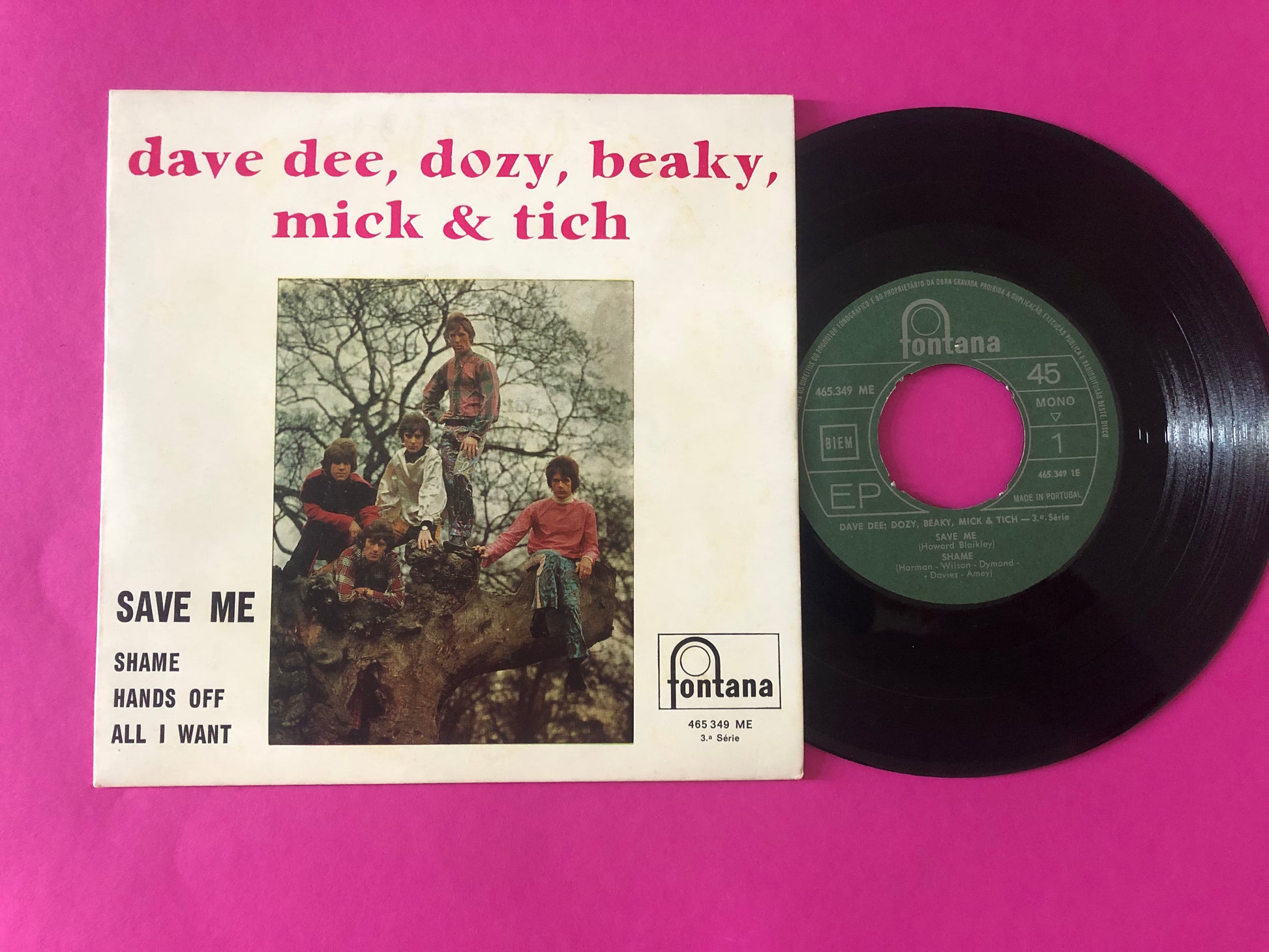Dave Dee, Dozy, Beaky, Mick & Tich : Save Me (7", EP)